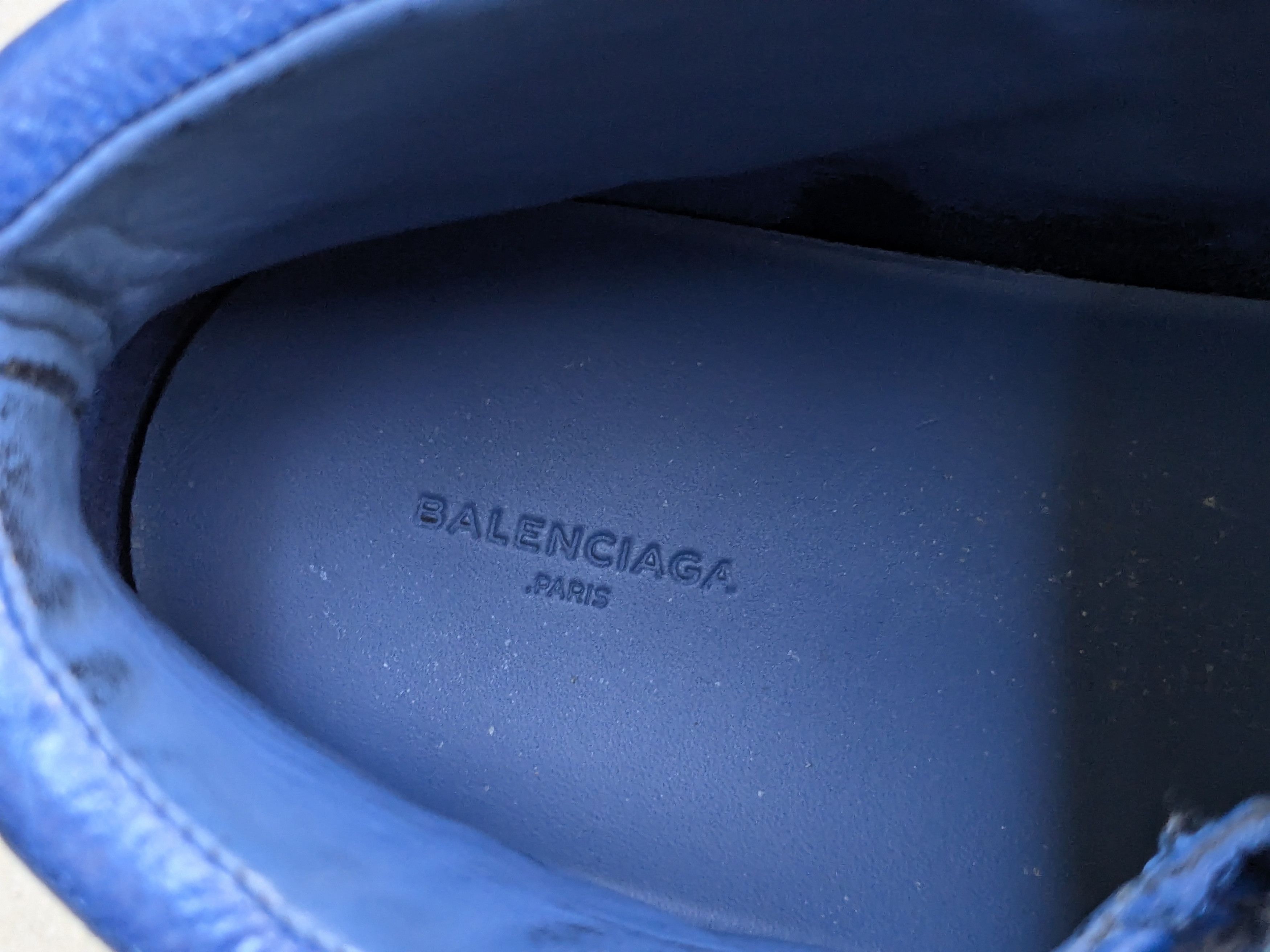 Balenciaga Balenciaga Arena Blue Black 13 Leather High Tops Size US 13 / EU 46 - 7 Thumbnail