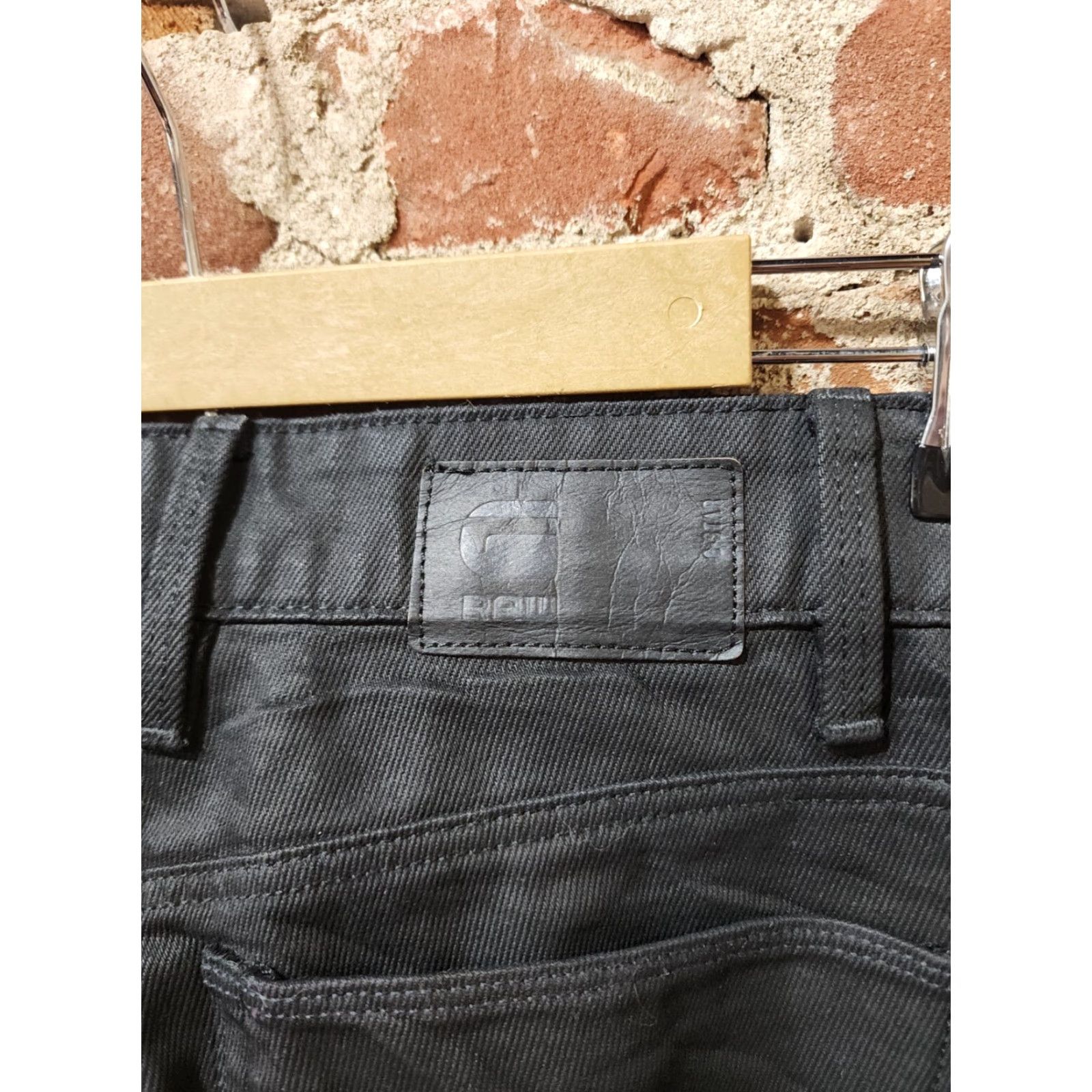 G-Star G Star Raw Jeans Womens Janeh Ultra High Ankle Black 25x30 Jeans Womens Regular 25 Black Janeh Stars 2010s Mens? Size 42" / US 20 - 4 Thumbnail
