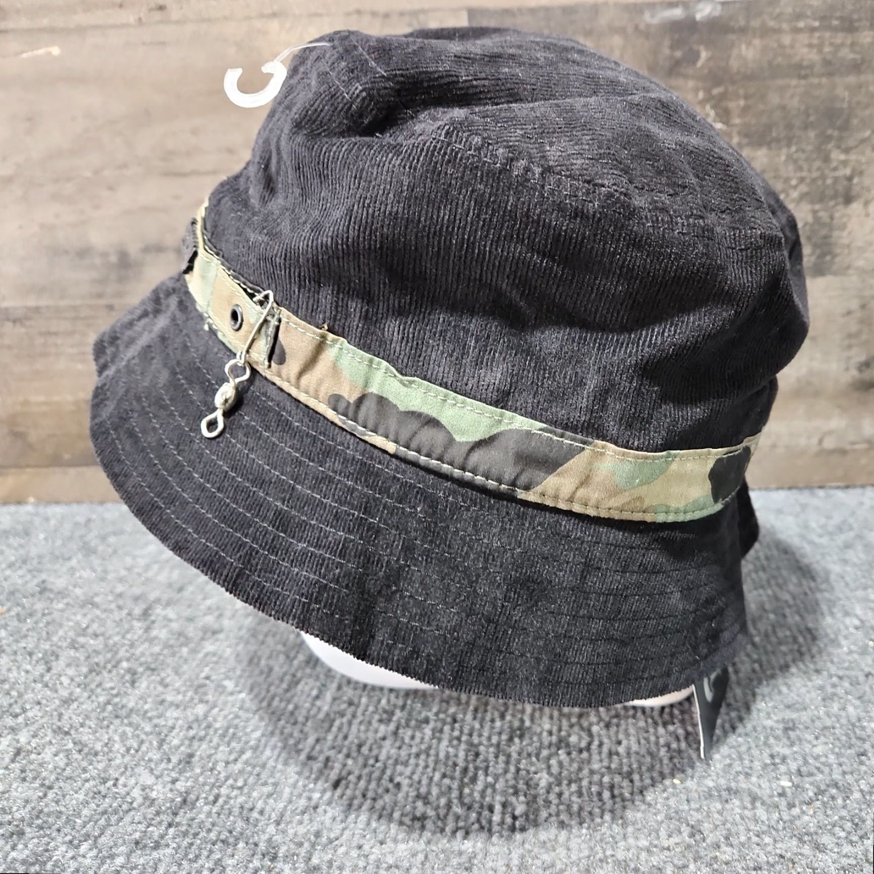 Vintage Stay Official USA Bucket Hat Large-XL Black & Camo Trim Under Bill NWT Unisex Adults Cap Size ONE SIZE - 4 Thumbnail
