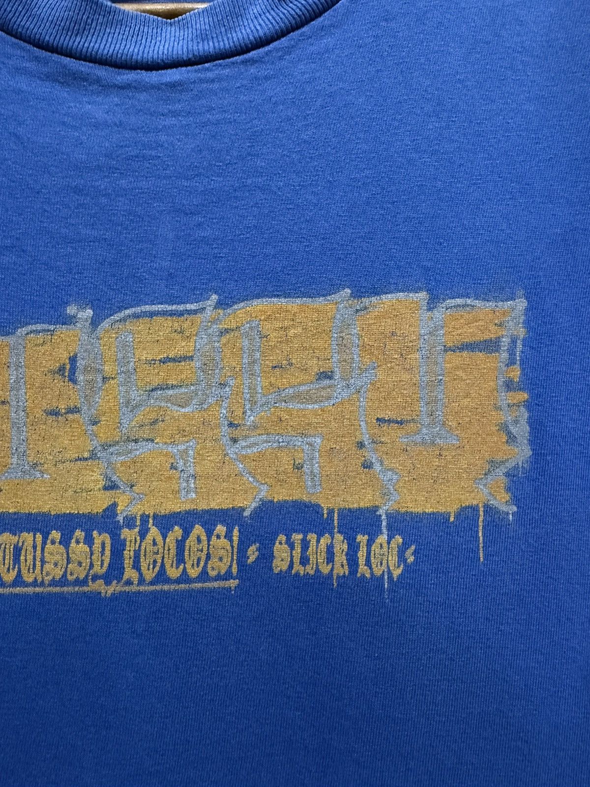 Stussy × Vintage Vintage Stussy Suck Loc Thrashed faded Tee Size US M / EU 48-50 / 2 - 3 Thumbnail