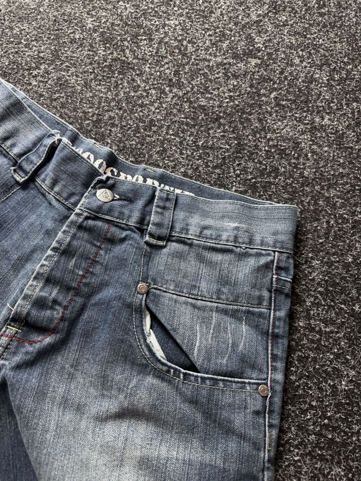 Le Coq Sportif Vintage Retro 00s Le Coq Sportif Straight Jeans Y2K Denim Size US 31 - 10 Thumbnail