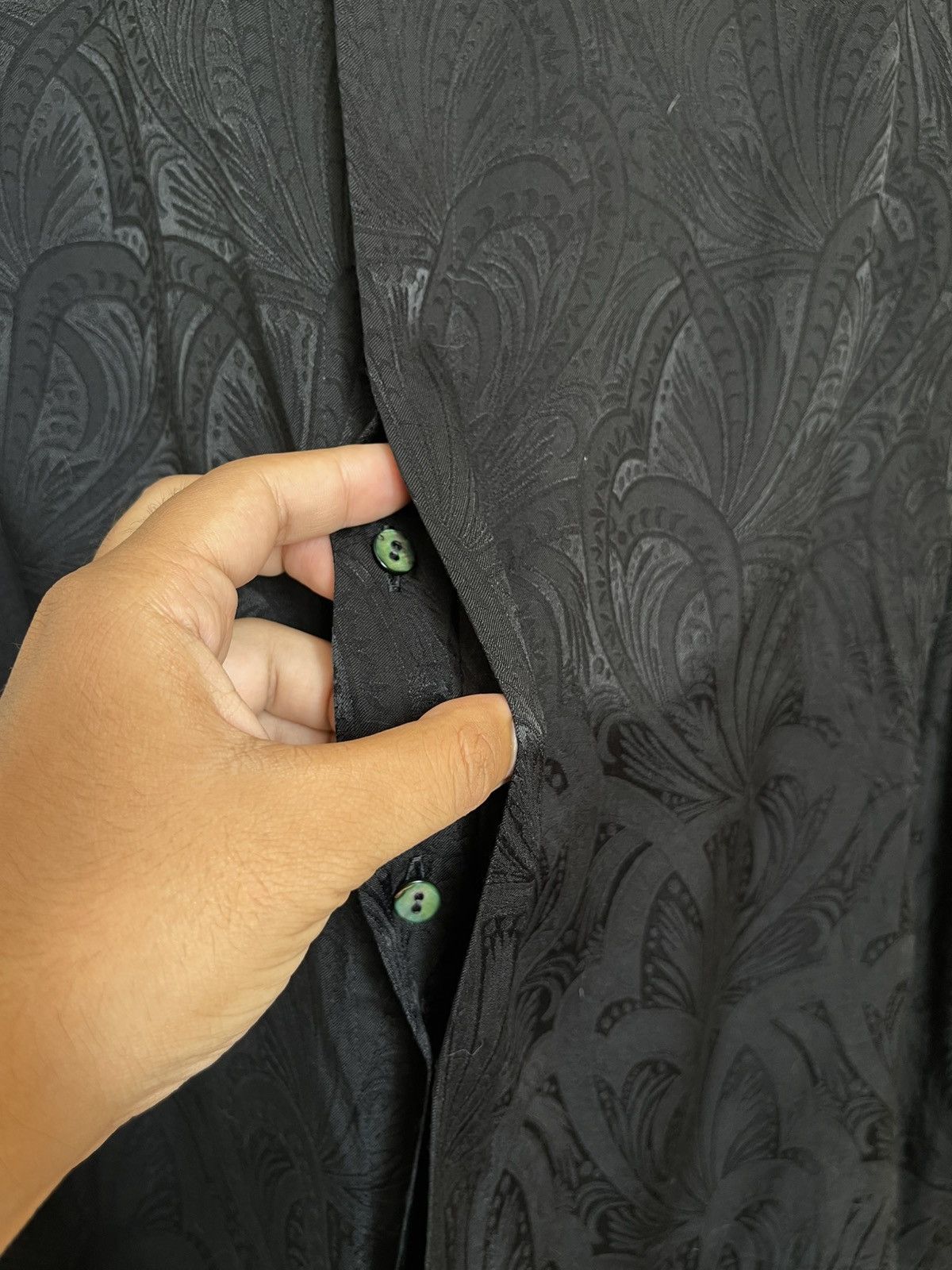 Jean Paul Gaultier Jean Paul Gaultier Floral Batik Rayon Longsleeve Button Size US M / EU 48-50 / 2 - 4 Thumbnail
