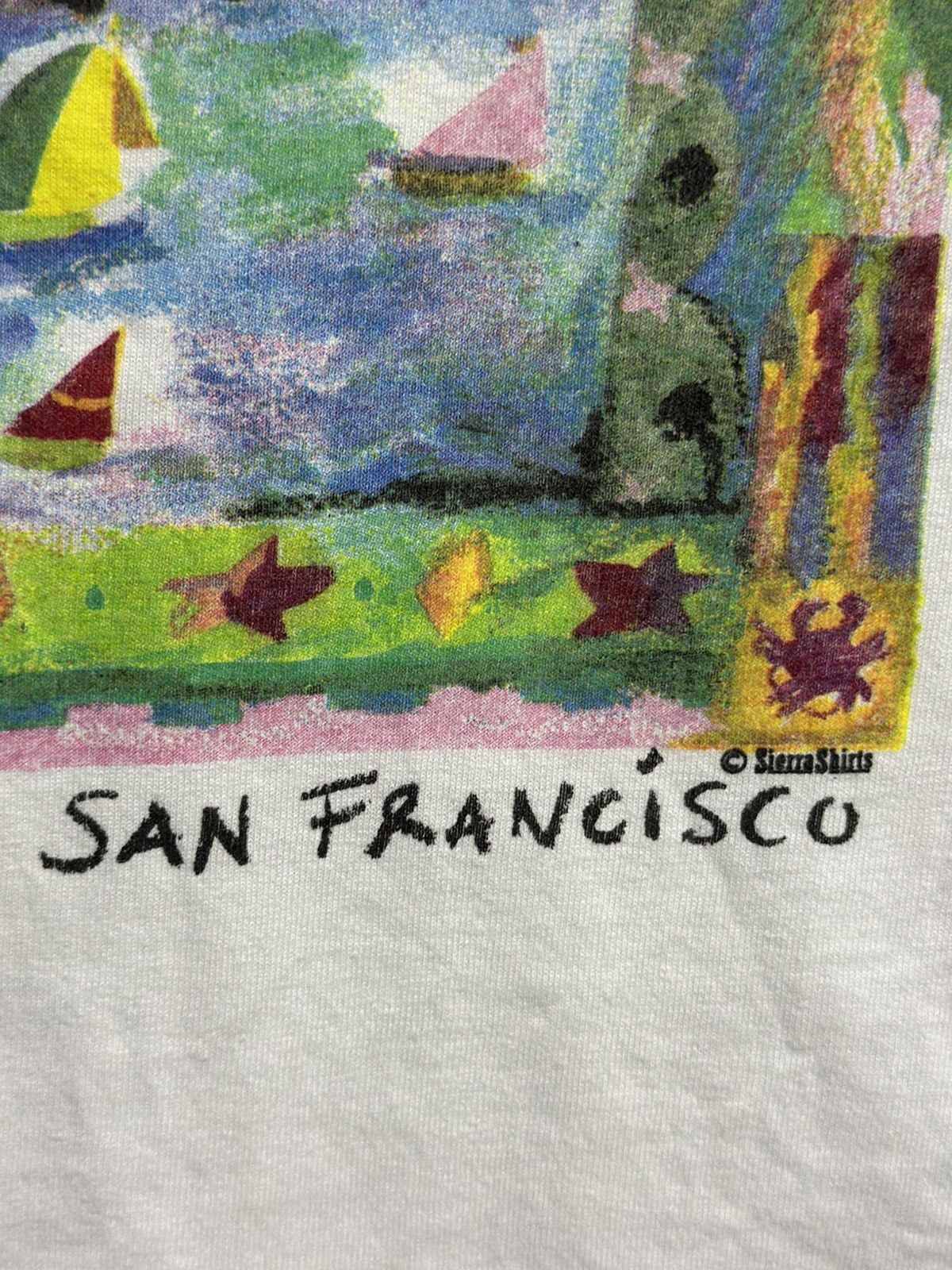 Anvil × Vintage Vintage Sierra Shirt San Francisco Faded Tee Size US M / EU 48-50 / 2 - 2 Thumbnail