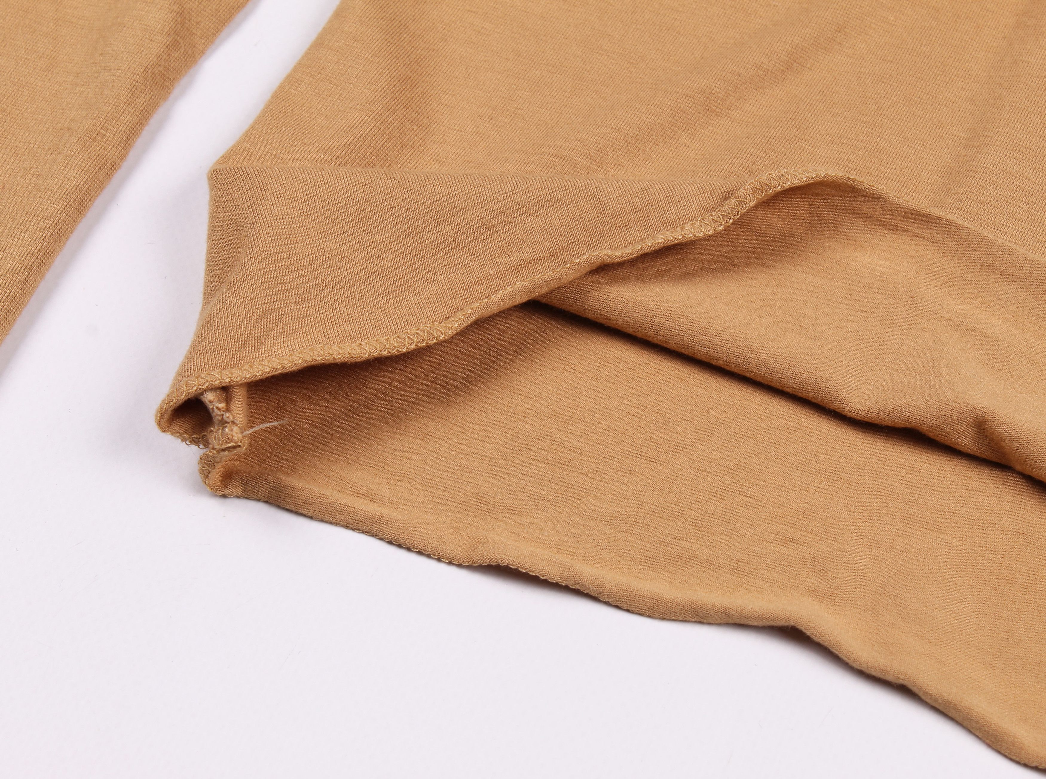 Vintage Vintage Y2K Tan Long Sleeve Top Size XS / US 0-2 / IT 36-38 - 5 Thumbnail