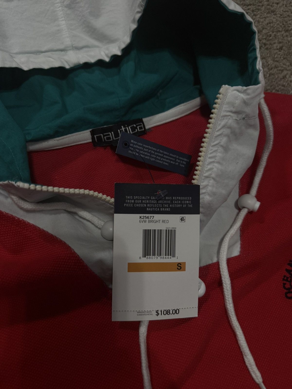 Nautica × Vintage BRAND NEW NAUTICA OCEAN RACING SERIES HOODIE Size US M / EU 48-50 / 2 - 4 Thumbnail