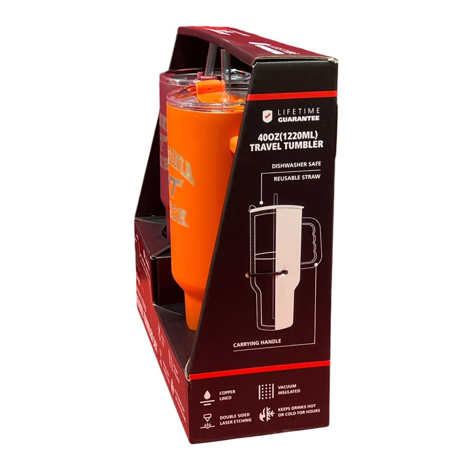 Other Logo Brands - Travel Tumblers Set (2 Pk) - 24oz (720ml) - 40 Size ONE SIZE - 5 Thumbnail