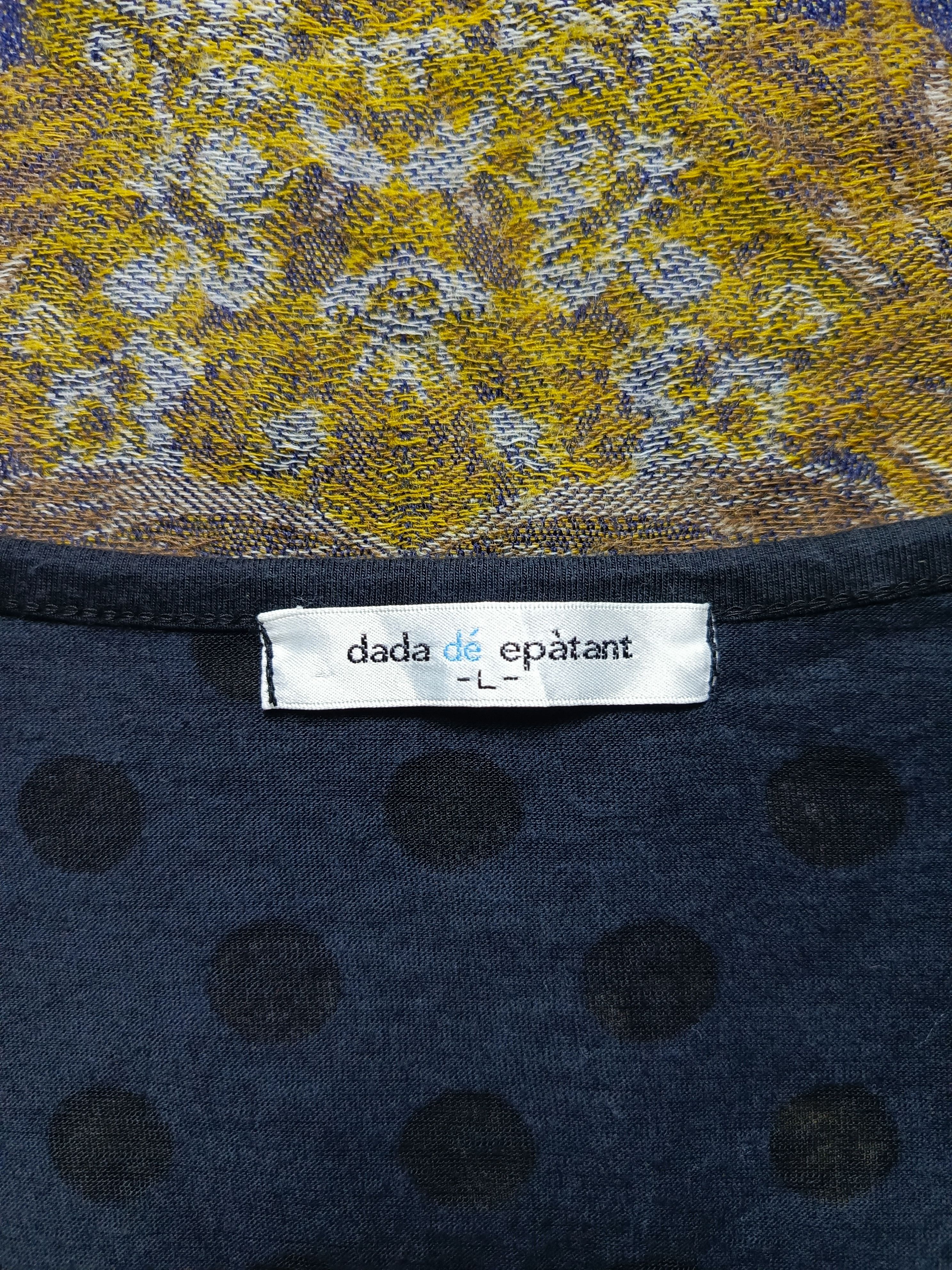 Japanese Brand Dada de epatant black Polka Dot Cardigan – Effortlessly Chic Size L / US 10 / IT 46 - 3 Thumbnail