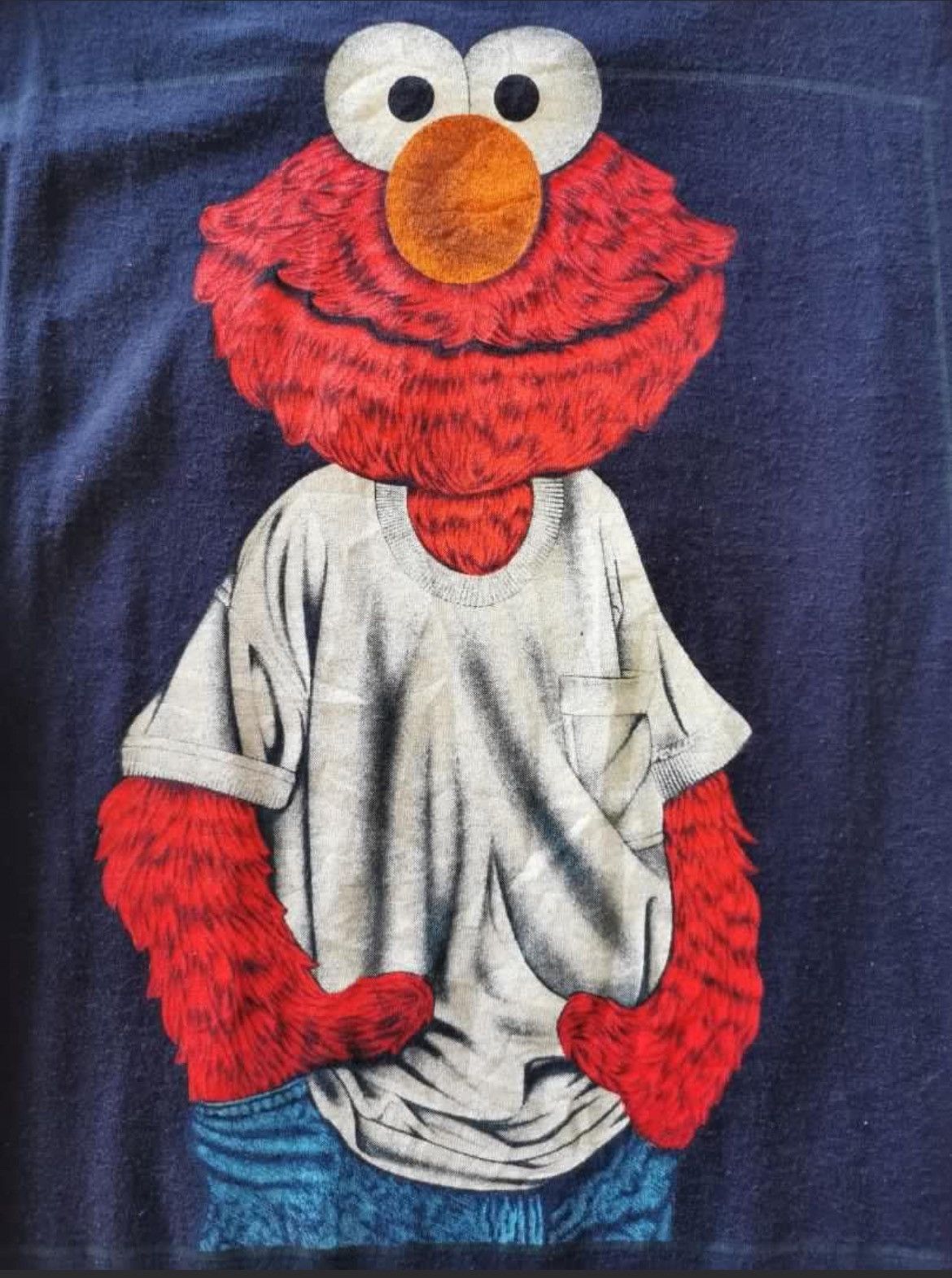 Cartoon Network × Changes × Vintage Vintage T-shirt ELMO Wear Cartoon USA Size US L / EU 52-54 / 3 - 3 Thumbnail