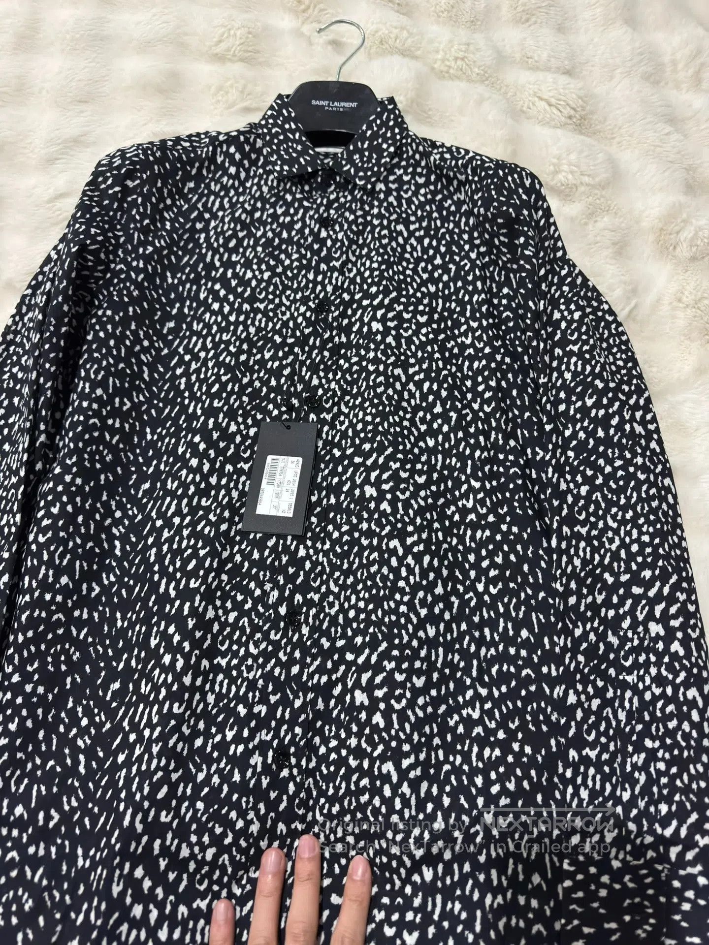 Saint Laurent Paris Saint Laurent Paris size 37 Black Panther Print Shirt| Size US S / EU 44-46 / 1 - 3 Thumbnail