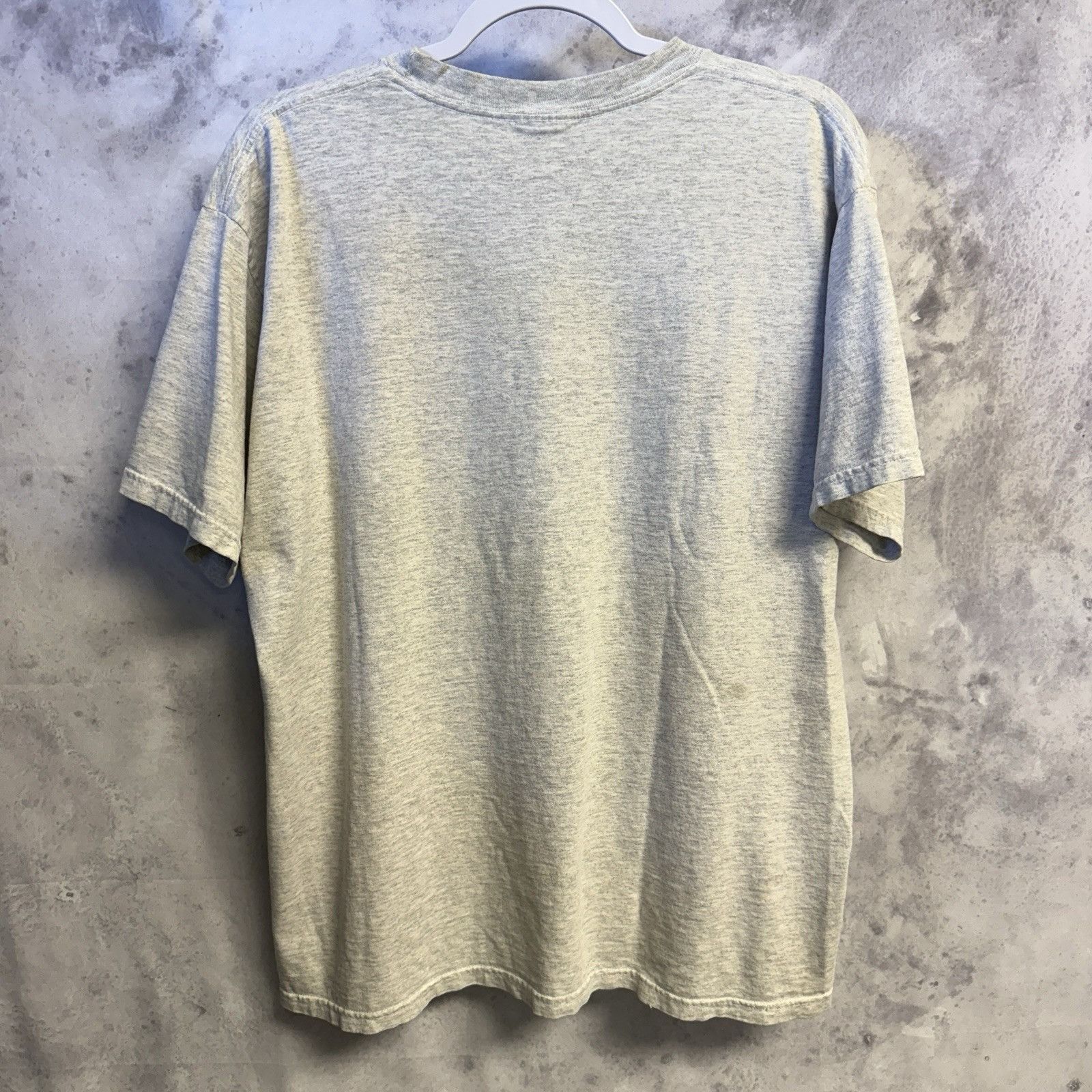 Reebok Vintage 90s Reebok T Shirt Mens XL 22x26 Heather Gray Short Size US XL / EU 56 / 4 - 2 Thumbnail