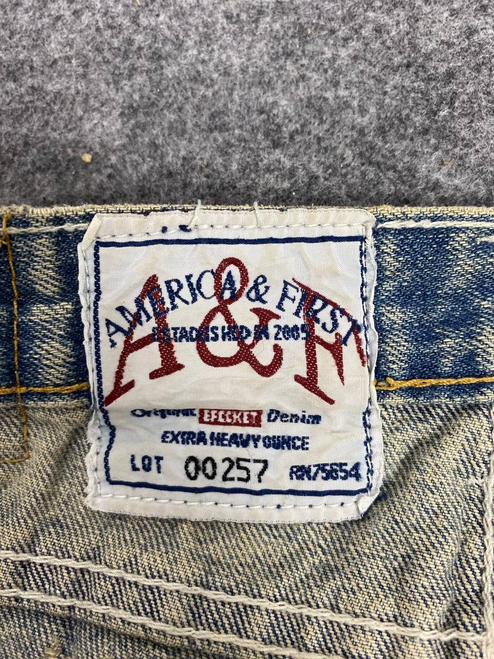 American Apparel america and first distressed denim nice design Size US 34 / EU 50 - 17 Thumbnail