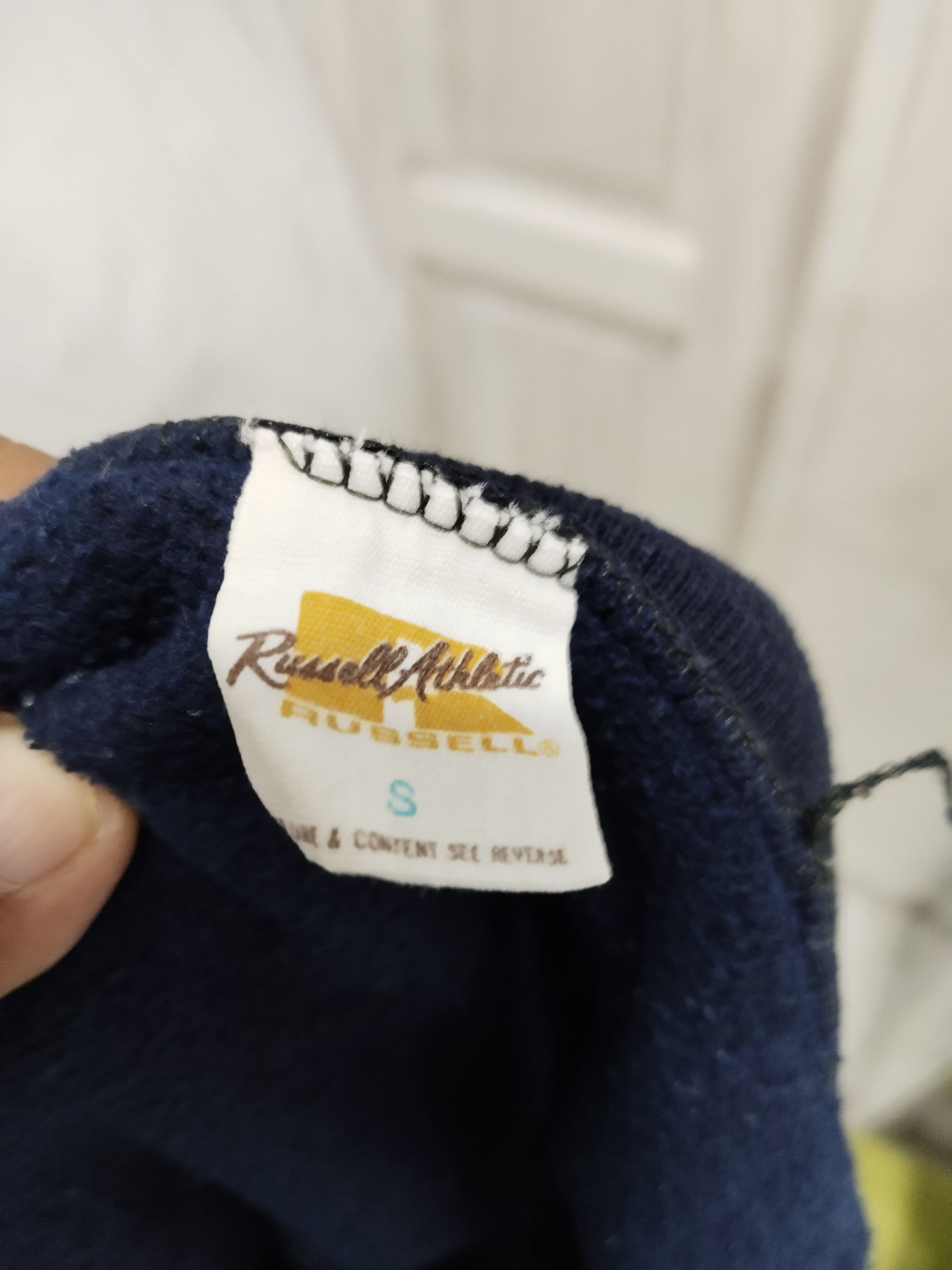 Russell Athletic Vintage 80s Russell Athletic Plain Hoodie Sweatshirt Size US S / EU 44-46 / 1 - 5 Thumbnail