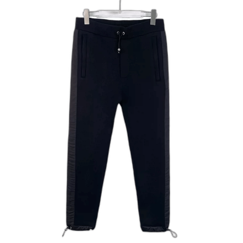 Prada Prada Black Cotton Drawstring Casual Pants -2505 Size US 26 / EU 42 - 1 Thumbnail