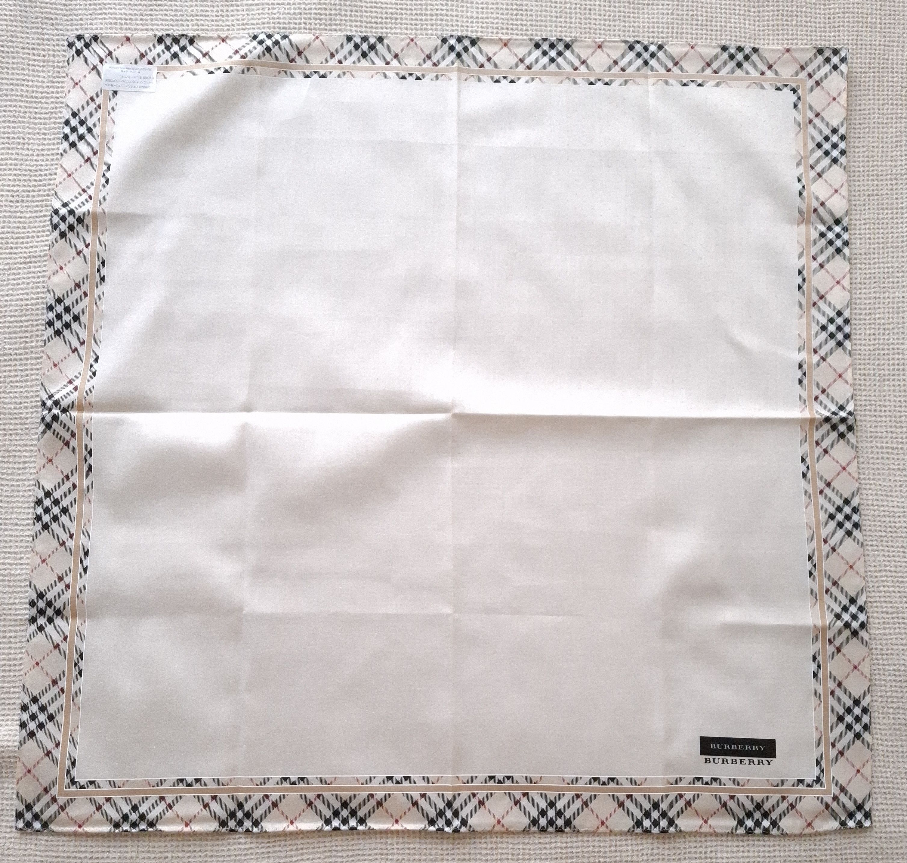 Burberry × Vintage NEW Rare Vintage Burberry Bandana/Handkerchief/scarf Japan Size ONE SIZE - 2 Thumbnail