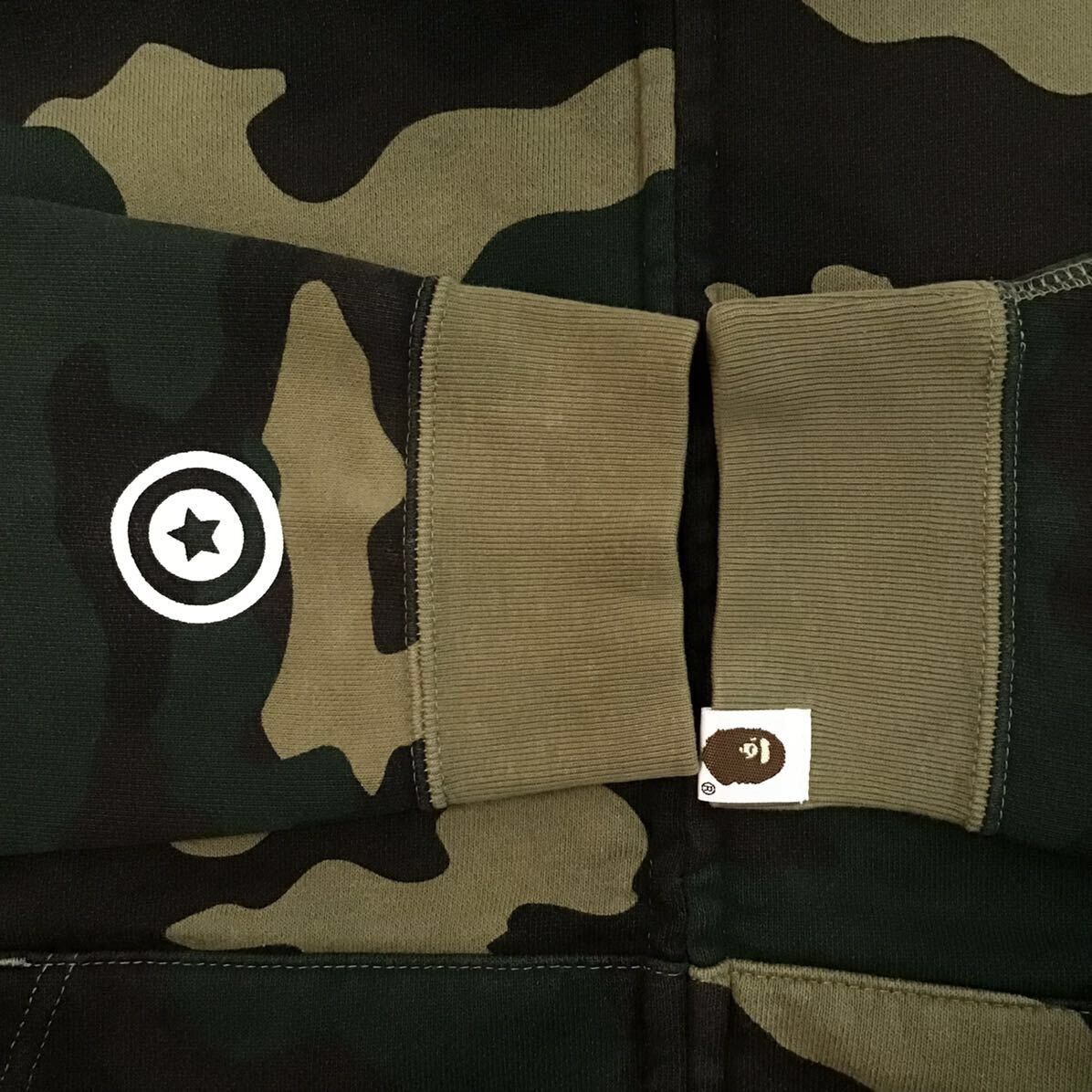 Bape × Nigo BAPE Shark full zip hoodie woodland camo a bathing ape Size US M / EU 48-50 / 2 - 6 Thumbnail