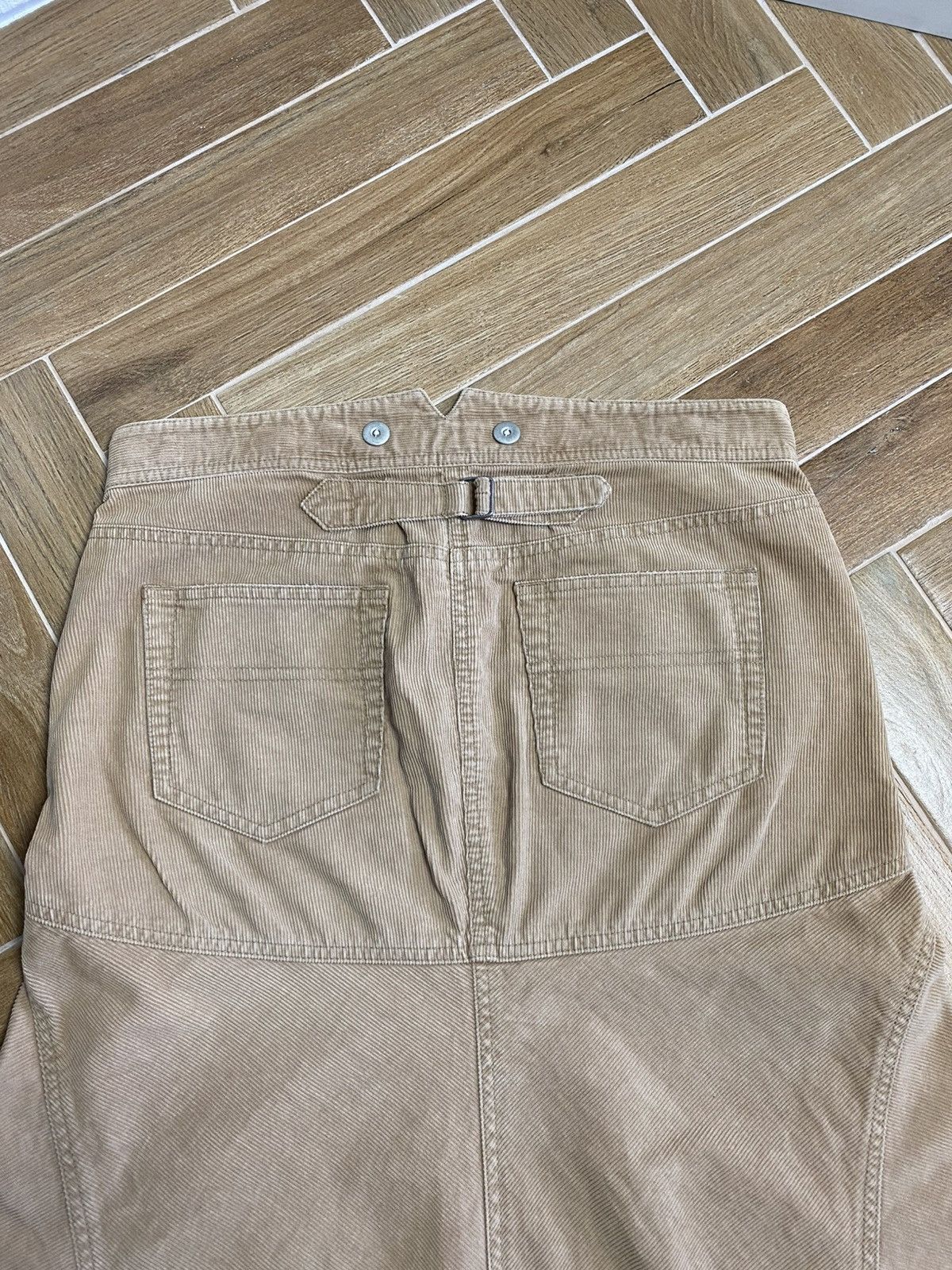 Polo Ralph Lauren × Ralph Lauren × Vintage Polo Ralph Lauren Maxi Skirt Midi Distressed Denim Size 32" / US 10 / IT 46 - 4 Thumbnail