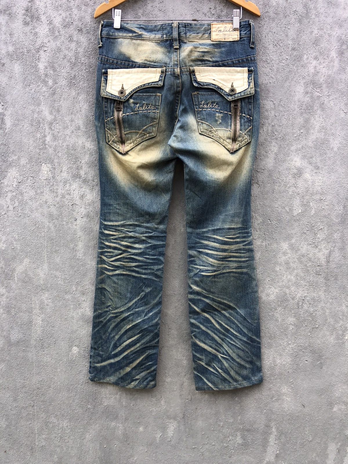 If Six Was Nine Lolita Flared Jeans Size US 31 - 9 Thumbnail