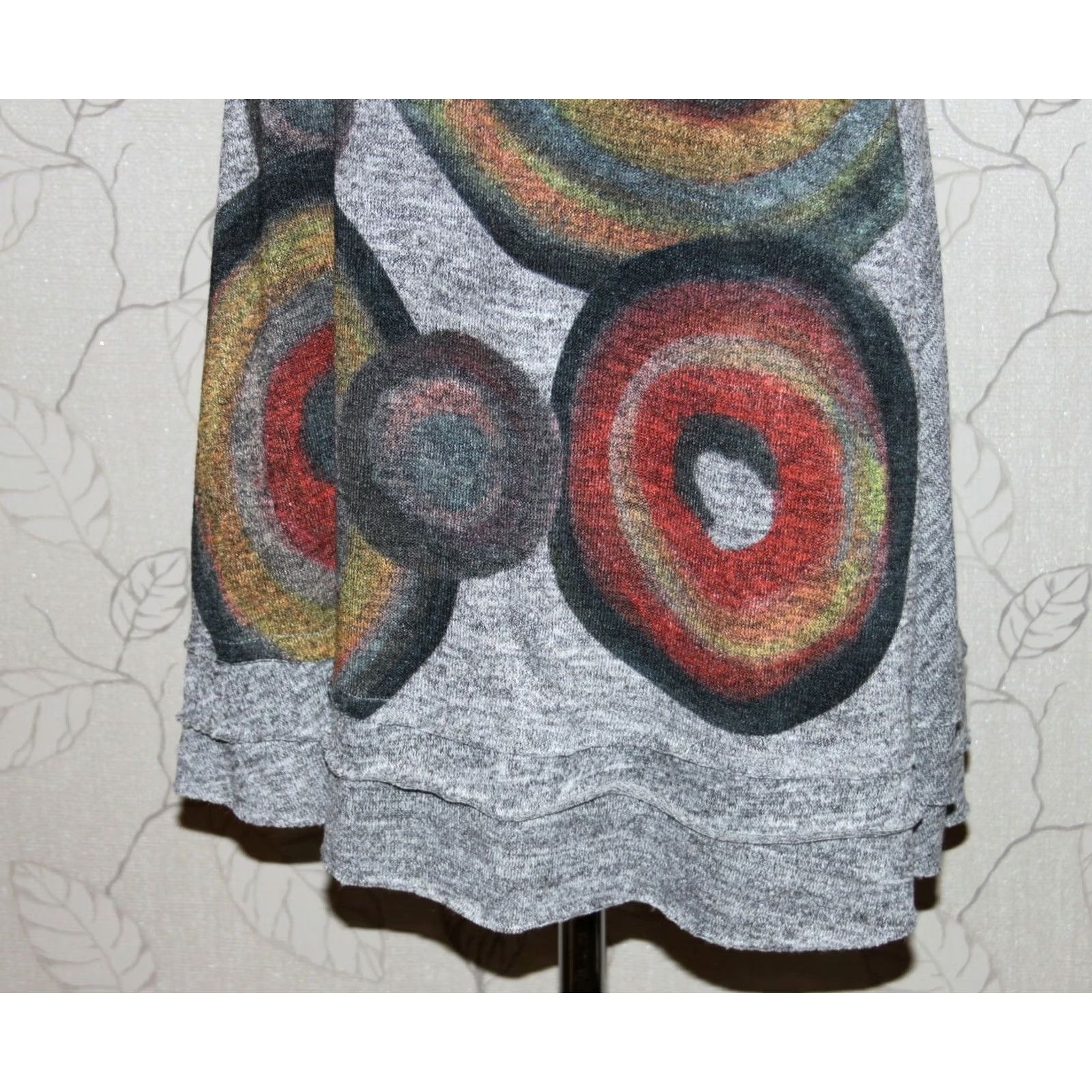 Desigual Desigual Dress Grey Eldoris Robe L 57V20W0 Size Size L / US 10 / IT 46 - 2 Thumbnail