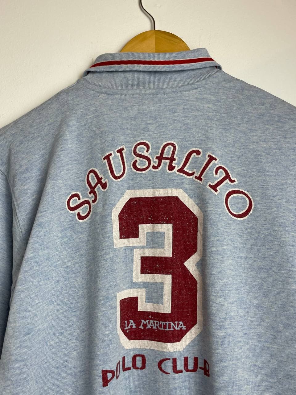 La Martina × Polo Ralph Lauren × Vintage La Martina Rugby Sweatshirt Vintage Center Pony RRL Styl Y2K Size US L / EU 52-54 / 3 - 7 Thumbnail