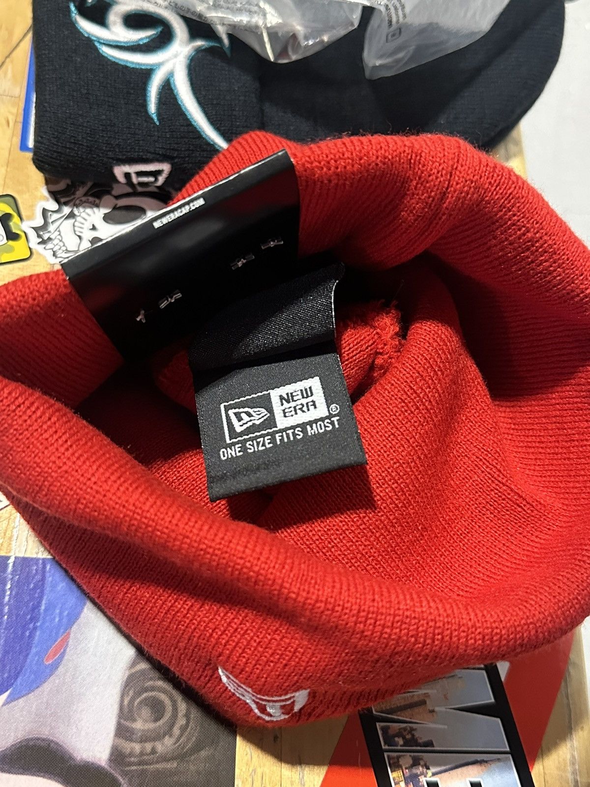 Supreme (Red) Supreme Tribal Beanie Size ONE SIZE - 9 Thumbnail