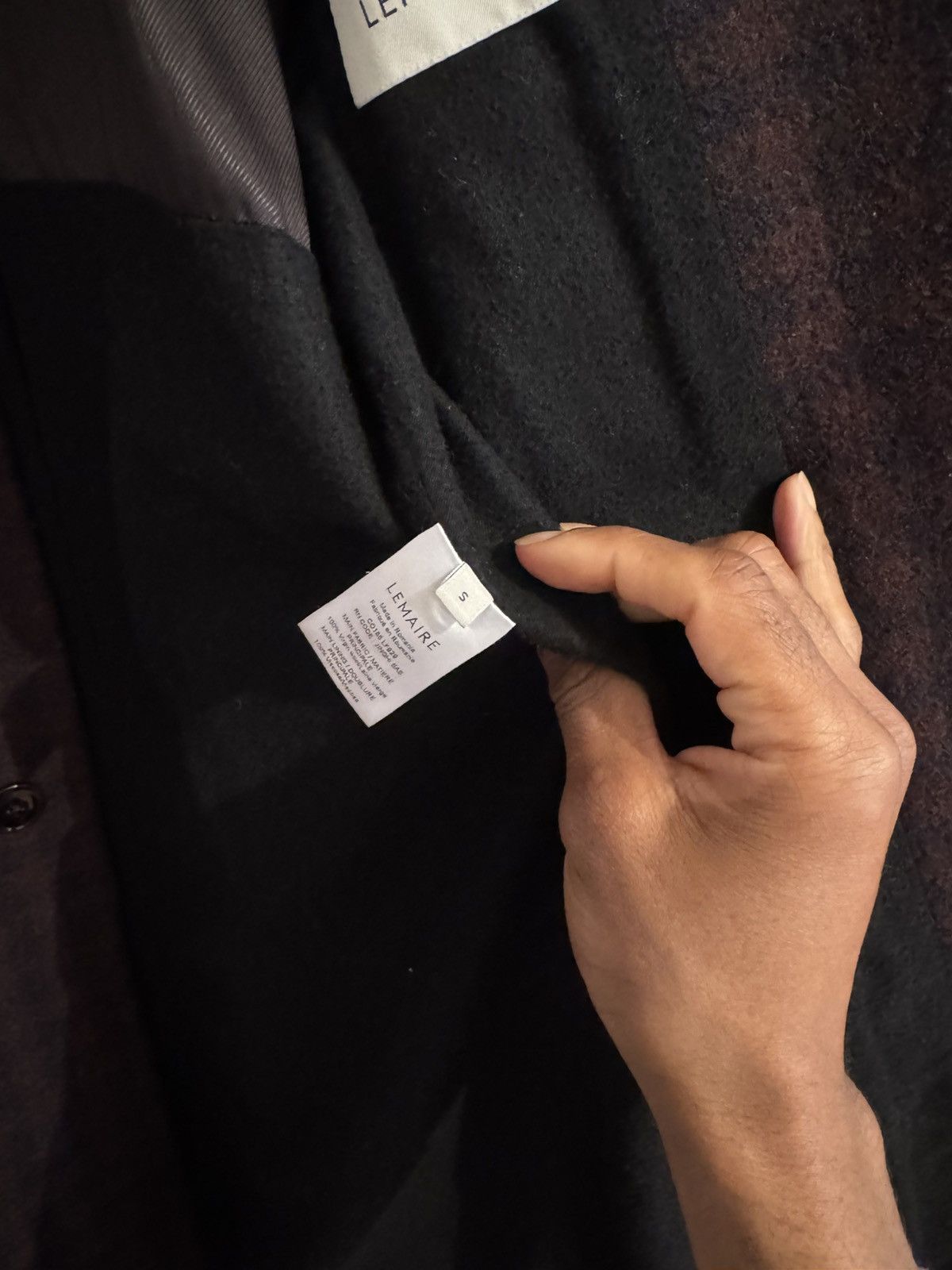 Lemaire Lemaire Checkered Wool Coat Size US S / EU 44-46 / 1 - 6 Thumbnail