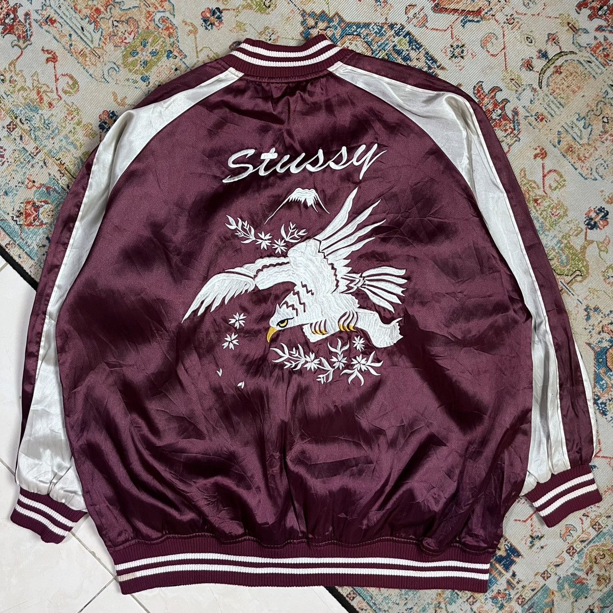 If Six Was Nine × Stussy ⚡️LAST DROP🔥 Rare Sukajan stussy japanese eagle Size US L / EU 52-54 / 3 - 2 Thumbnail