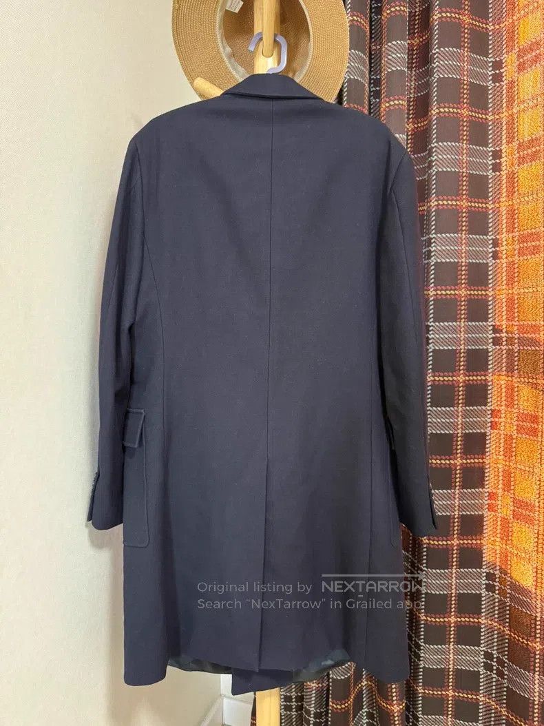 Hermes Hermes Trench coat, 100% wool, dark blue Size 52R - 2 Thumbnail