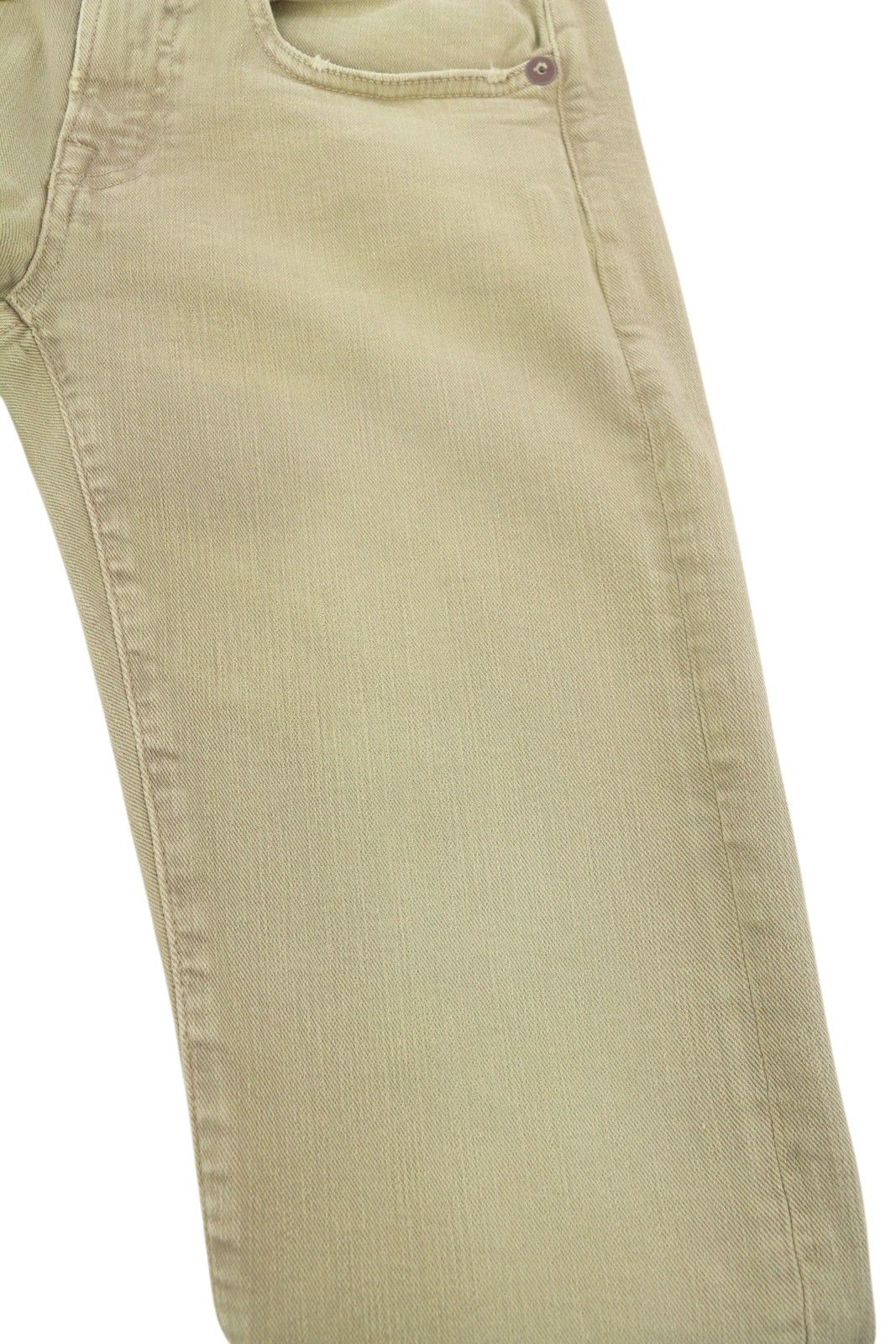 R13 BOY STRAIGHT 26 Khaki Stretchy Washed Ankle Logo 86295 Size 26" / US 2 / IT 38 - 13 Thumbnail