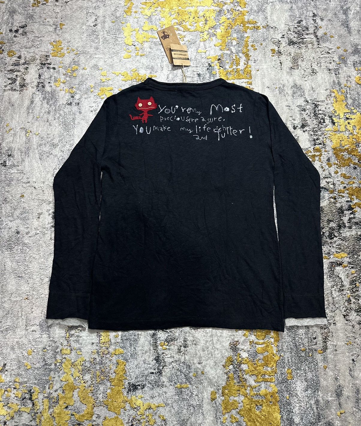 20471120 CRAZY Y2K KIL❤️KIL LONG SLEEVE IFSIXWASNINE LGB STYLE Size US S / EU 44-46 / 1 - 2 Thumbnail