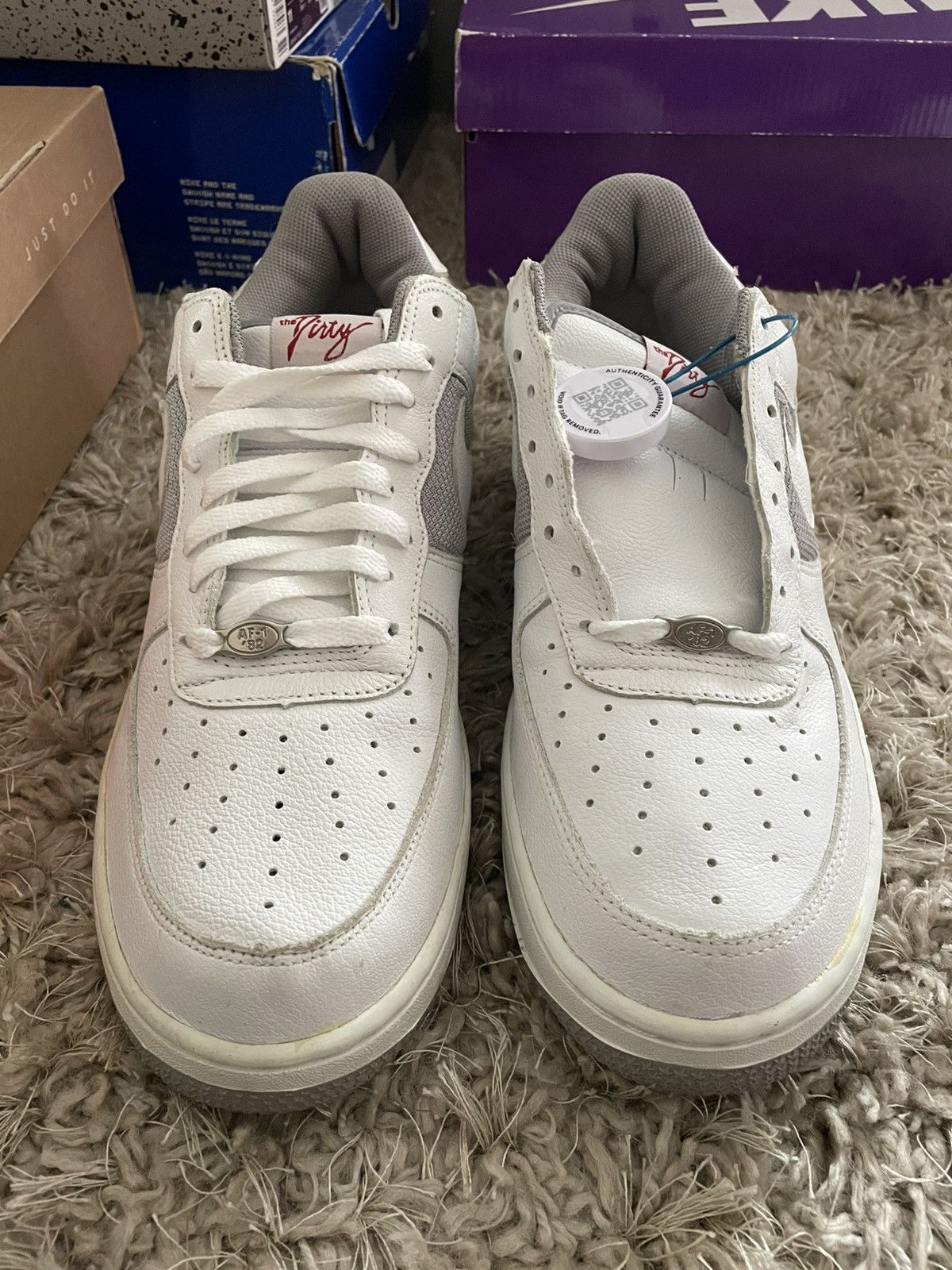Nike Nike Air Force 1 L/M ‘The Dirty’ Size US 11.5 / EU 44-45 - 4 Thumbnail