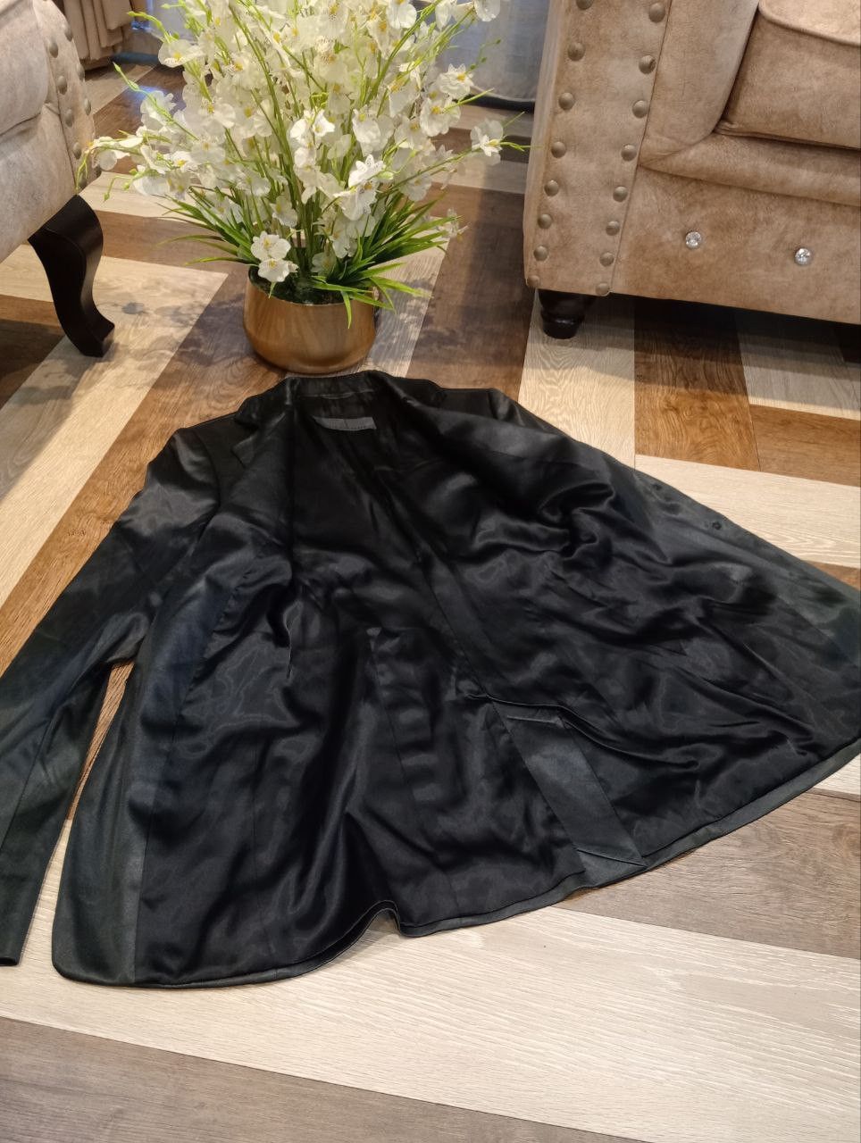 Haider Ackermann HAIDER ACKERMANN STRETCH ACTATE BLAZER - SIZE 34 BLACK Size XXS / US 00 / IT 34 - 10 Thumbnail