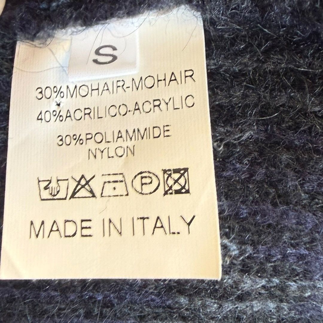 Raf Simons Raf Simons Autumn 2014 Blue Leopard Mohair Sweater Size US S / EU 44-46 / 1 - 4 Thumbnail