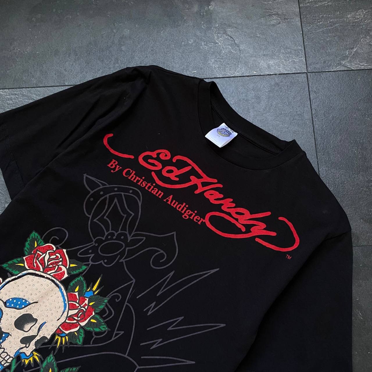 Christian Audigier × Ed Hardy Vintage big logo Ed hardy skulls tee shirts Size US M / EU 48-50 / 2 - 2 Thumbnail
