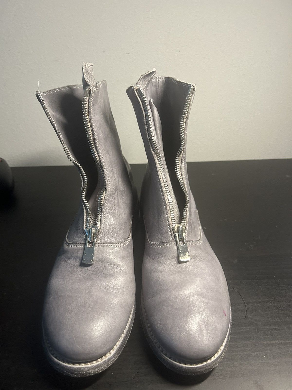 Guidi Guidi grey front zipper boots Size US 10 / EU 43 - 2 Thumbnail