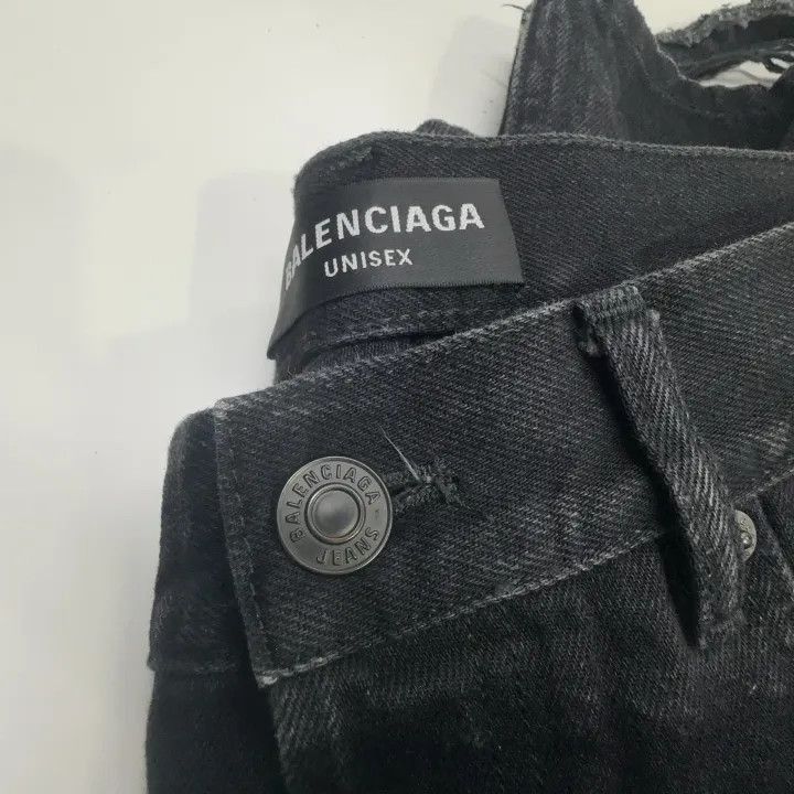 Balenciaga Balenciaga Balenciaga Black Loose Straight Leg Jeans -2507 Size US 30 / EU 46 - 9 Thumbnail