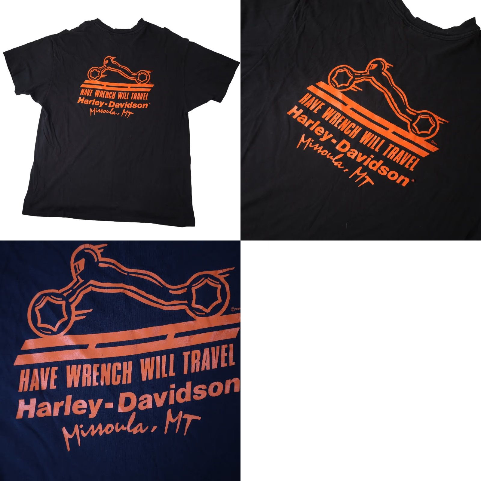 Harley Davidson VINTAGE Harley Davidson I Dont Just Own The T Shirt Graphic T Black 2XL Mens T-Shirt XXL USA Made Graphic 1989 Size US XXL / EU 58 / 5 - 9 Thumbnail