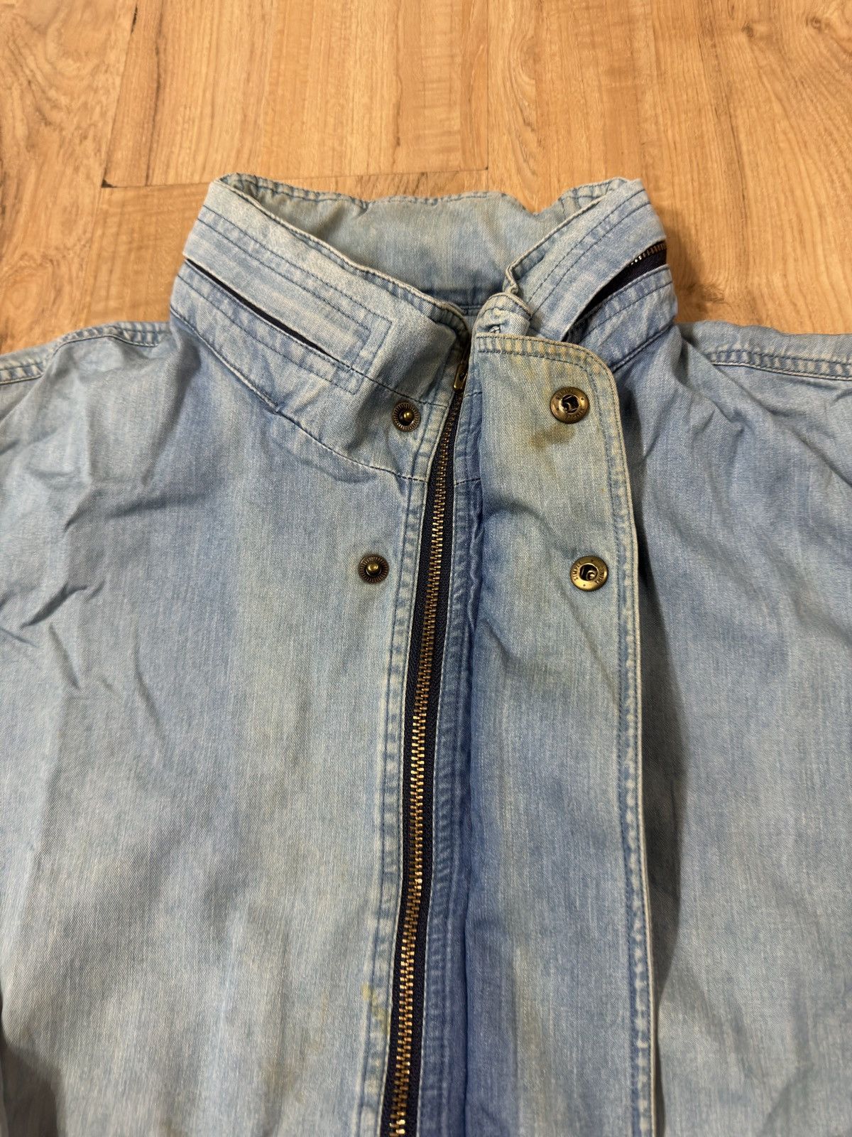 Burberry × Vintage VINTAGE BURBERRY DENIM JACKET Size US L / EU 52-54 / 3 - 3 Thumbnail