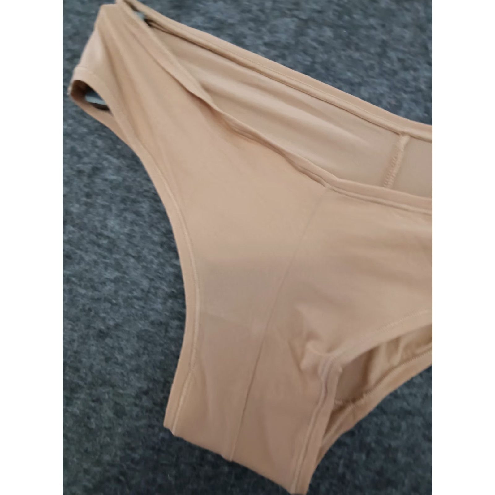 SKIMS SKIMS Women's Panties Hipster Briefs Ochre XS 2XS XXS Vshape Mid Rise Opaque Polyamide Blend Logo Size ONE SIZE - 3 Thumbnail