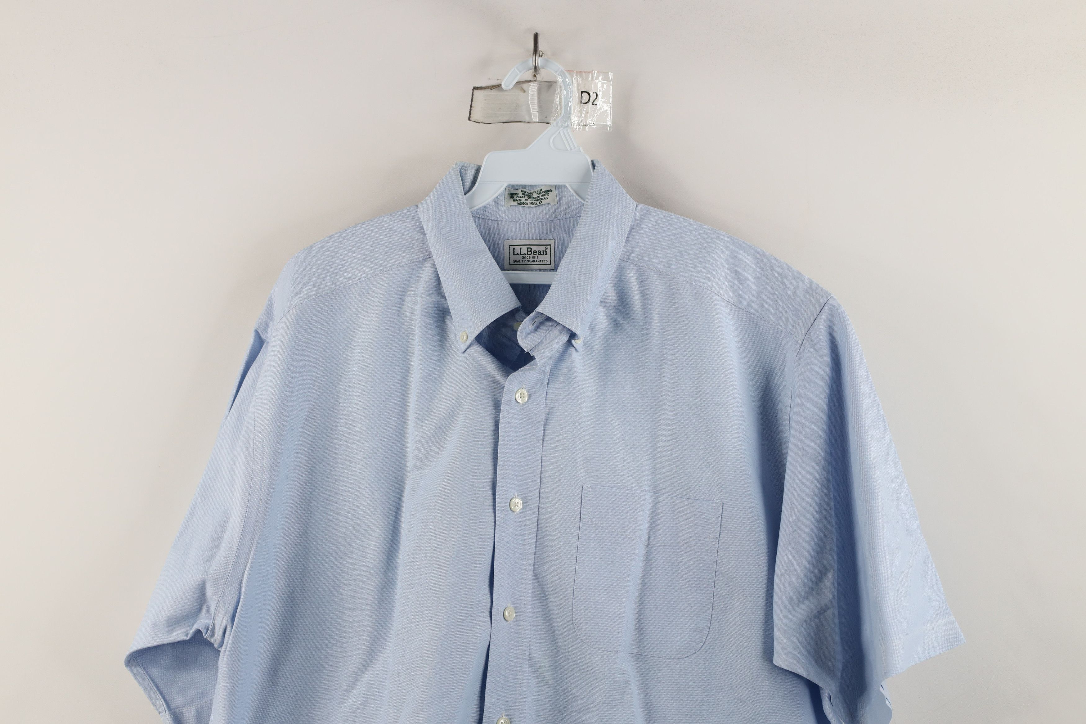 L.L. Bean × Vintage Vintage LL Bean Short Sleeve Collared Button Down Shirt Size US L / EU 52-54 / 3 - 2 Thumbnail
