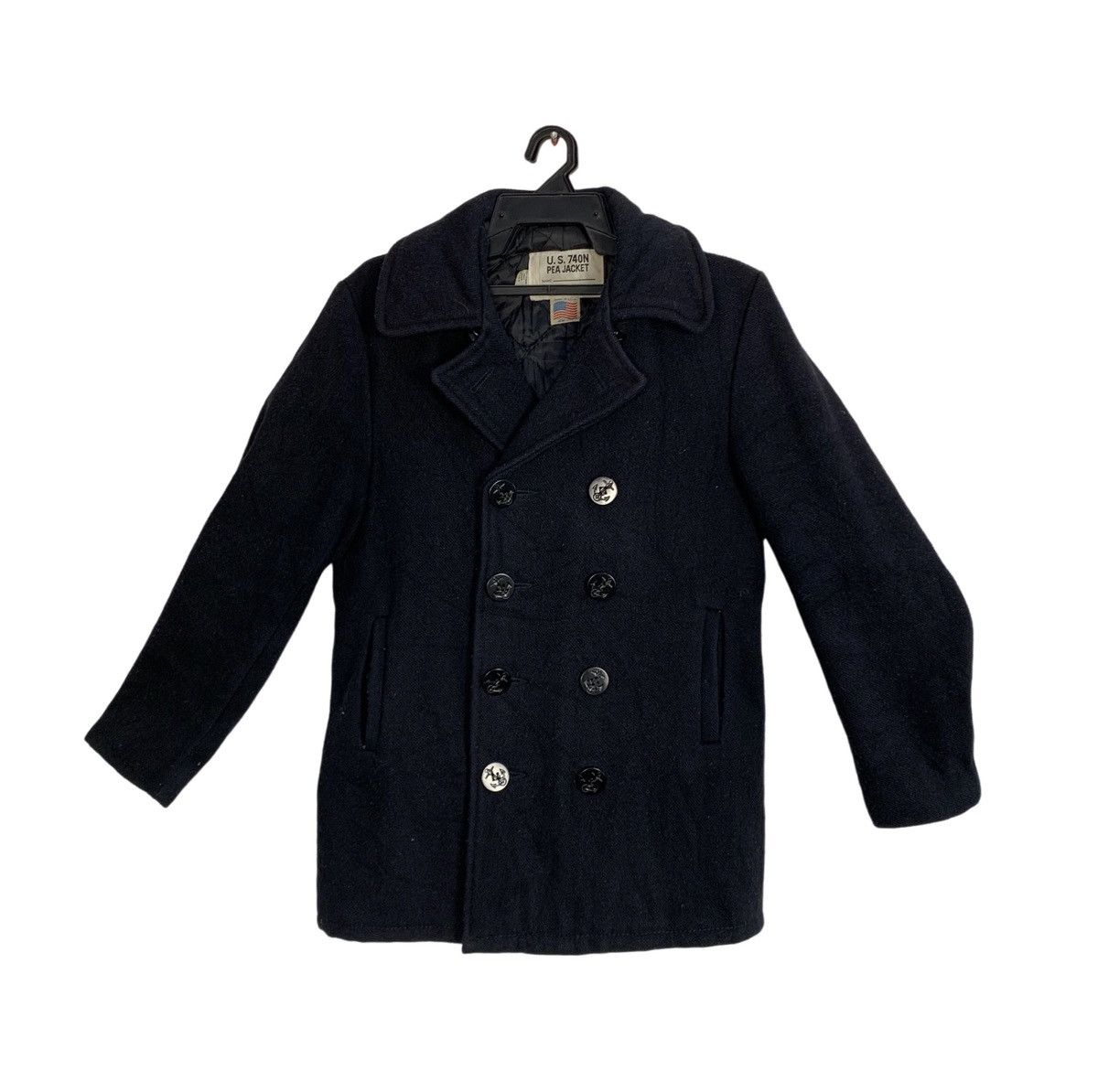 Schott Leather pea coat 740n jacket | Grailed