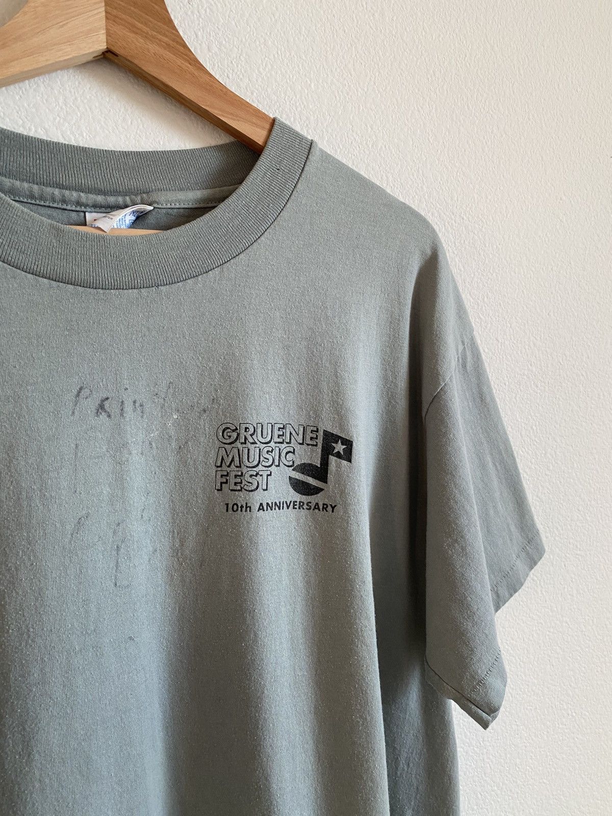 Band Tees Vintage 90s 1996 Gruene Music Festival Tee Size US L / EU 52-54 / 3 - 5 Thumbnail