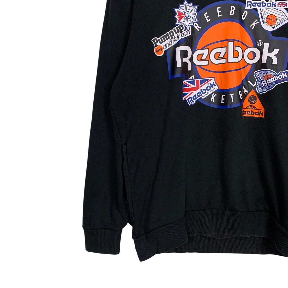 Reebok REEBOK Big Logo Graphics Pullover Hoodies #1985-C86 Size US L / EU 52-54 / 3 - 3 Thumbnail