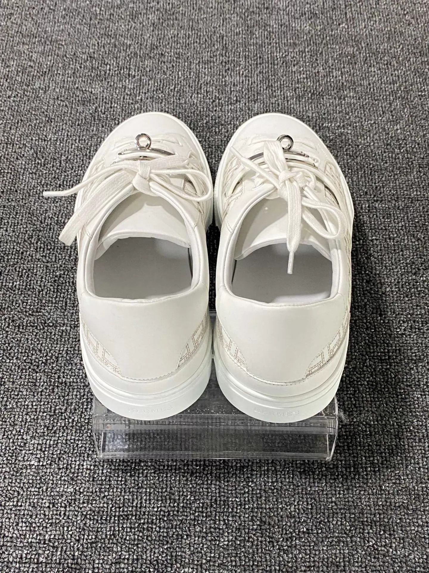 Hermes HERMES White Kelly Low-Top Sneaker Size 42 Size US 9 / EU 42 - 5 Thumbnail