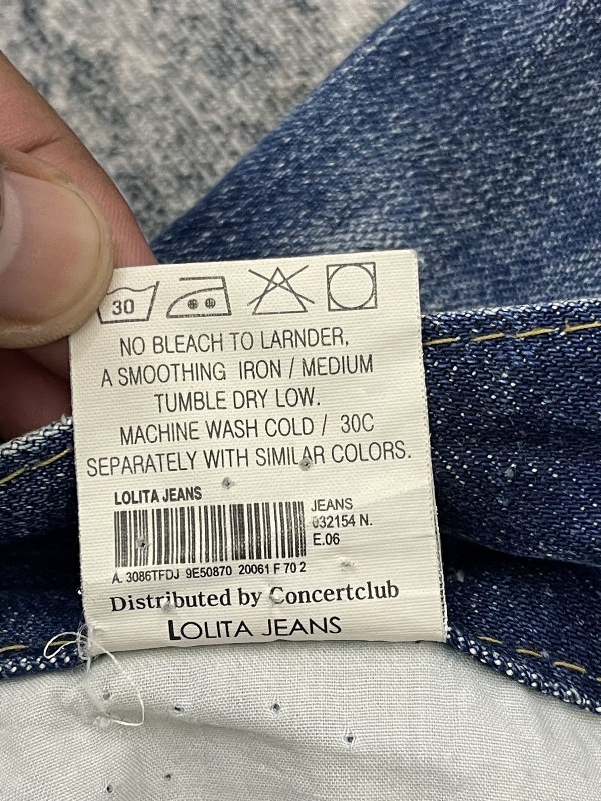 Vintage Vintage Lolita Jeans - Y2K Fairycore Distressed Denim Size US 33 - 10 Thumbnail