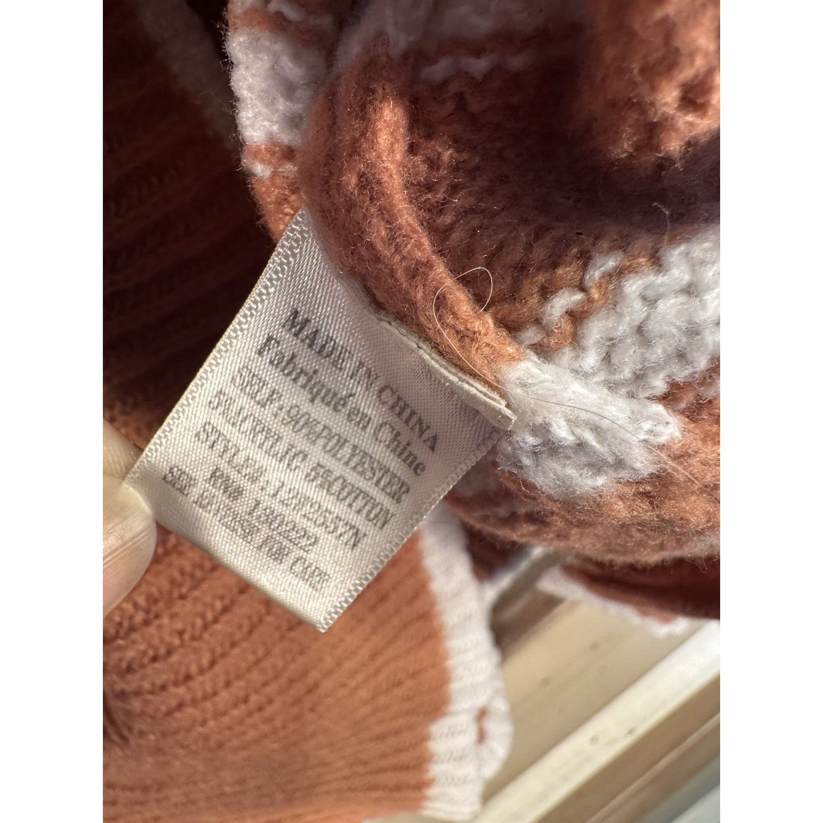 Other New In Knit Brown Stripe Sweater Oversized Women’s Medium US Size M / US 6-8 / IT 42-44 - 7 Thumbnail