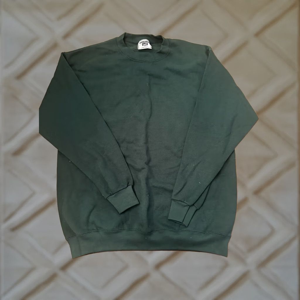 Lee VINTAGE Lee Sport Sweatshirt Mens XL Crewneck Green 90s Size US XL / EU 56 / 4 - 1 Thumbnail
