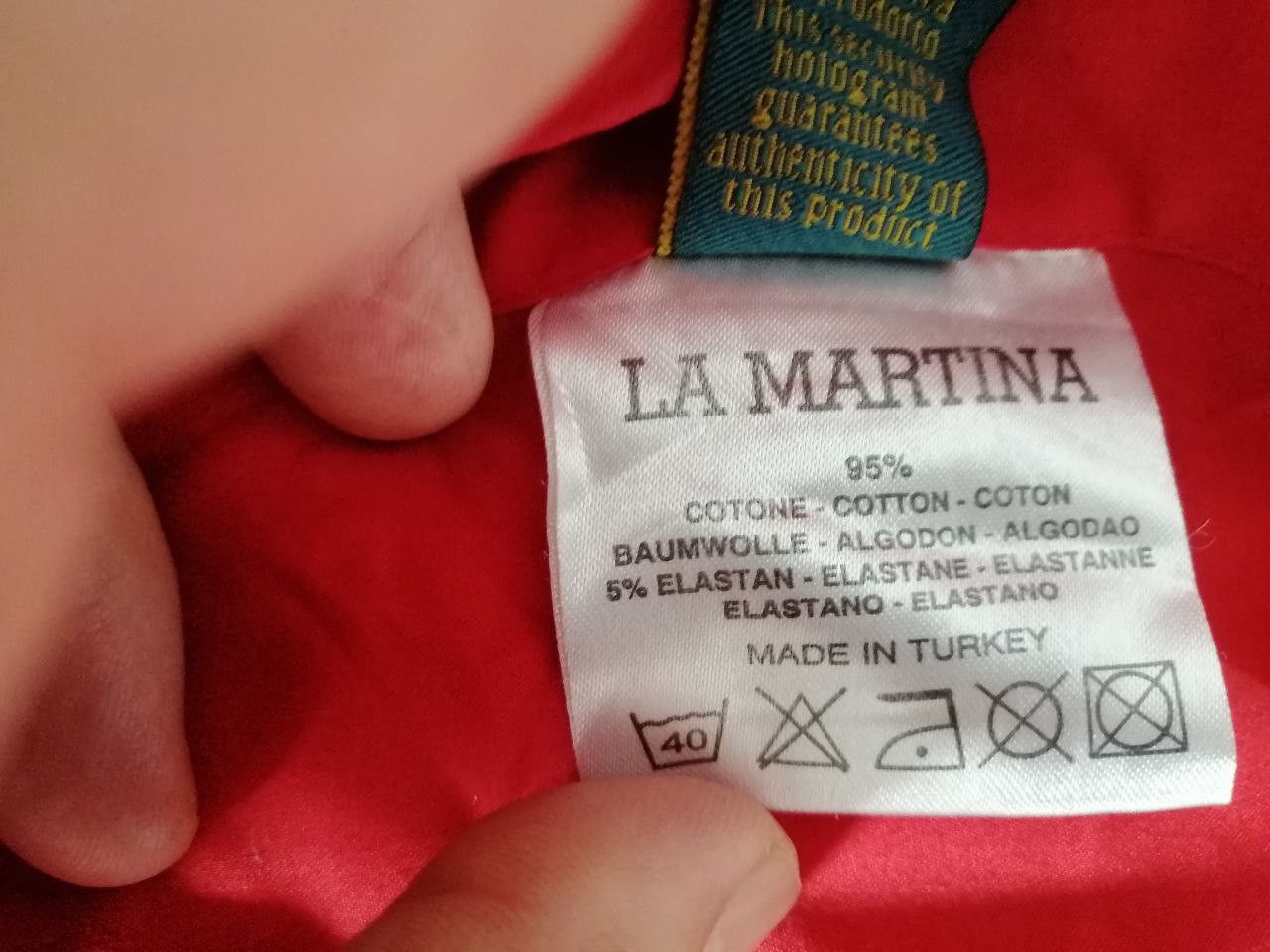 Ferrari × La Martina La Martina Buenos Aires & Ferrari Polo Team Red Shirt Size US XL / EU 56 / 4 - 8 Thumbnail