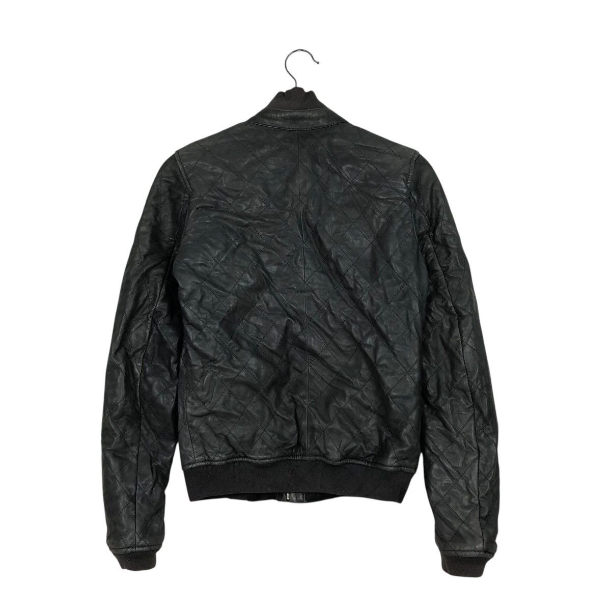 Diesel 📌Rich Black Biker Leather Jacket Diesel Bondage Design Size US XS / EU 42 / 0 - 9 Thumbnail