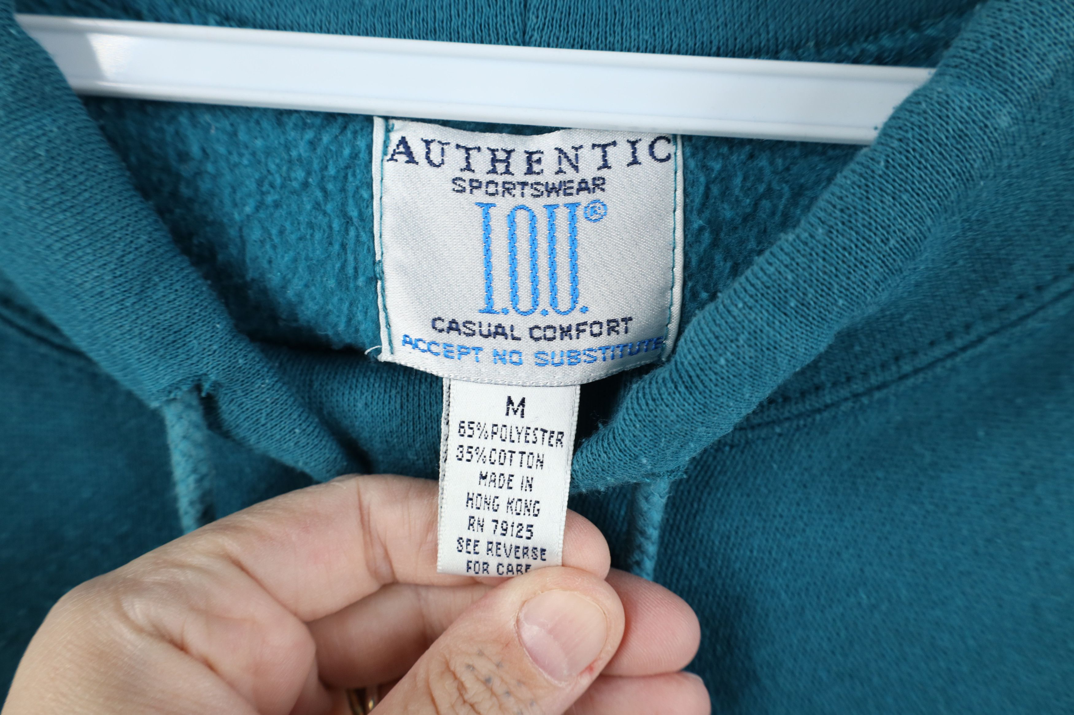 Vintage Vintage 90s IOU Surfing Skateboard Pullover Sweatshirt Size US M / EU 48-50 / 2 - 4 Thumbnail