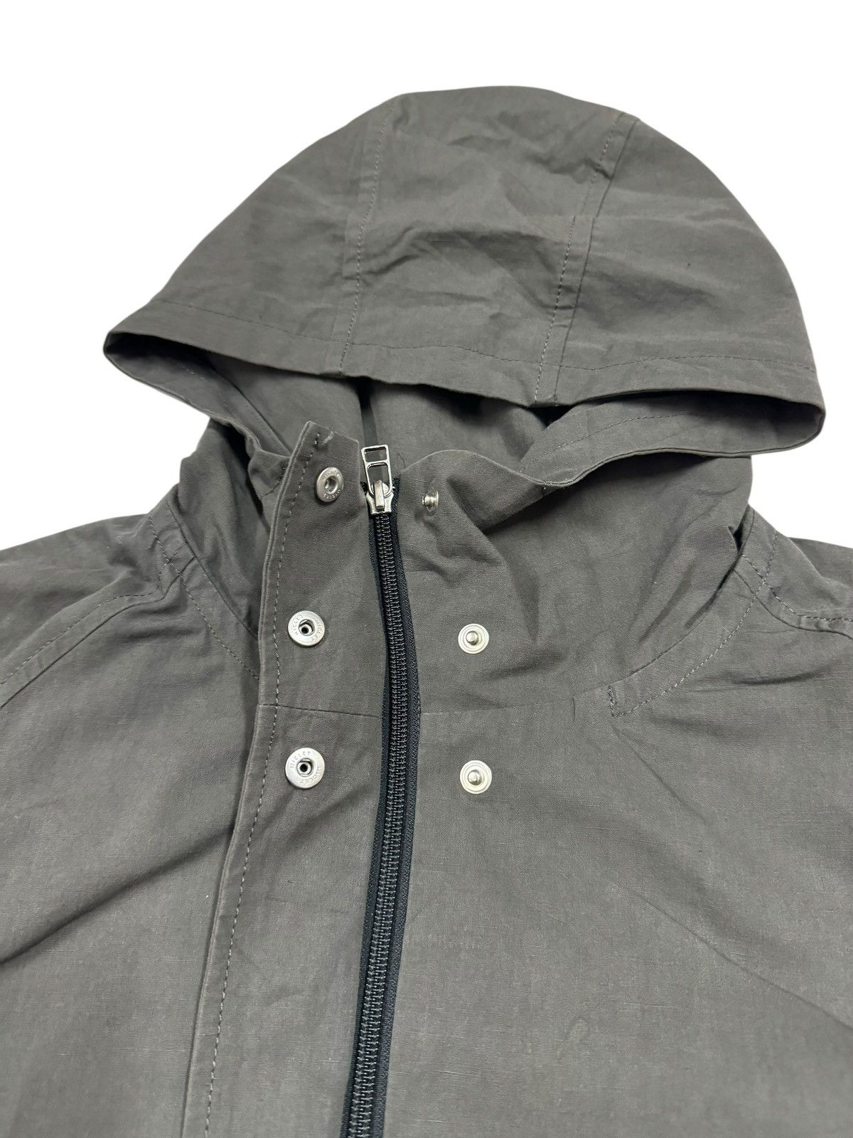 45rpm × Umii 908 MidiUmi Hoodies Miliitary Cape Olive Green Oversized Jacket Size US L / EU 52-54 / 3 - 7 Thumbnail